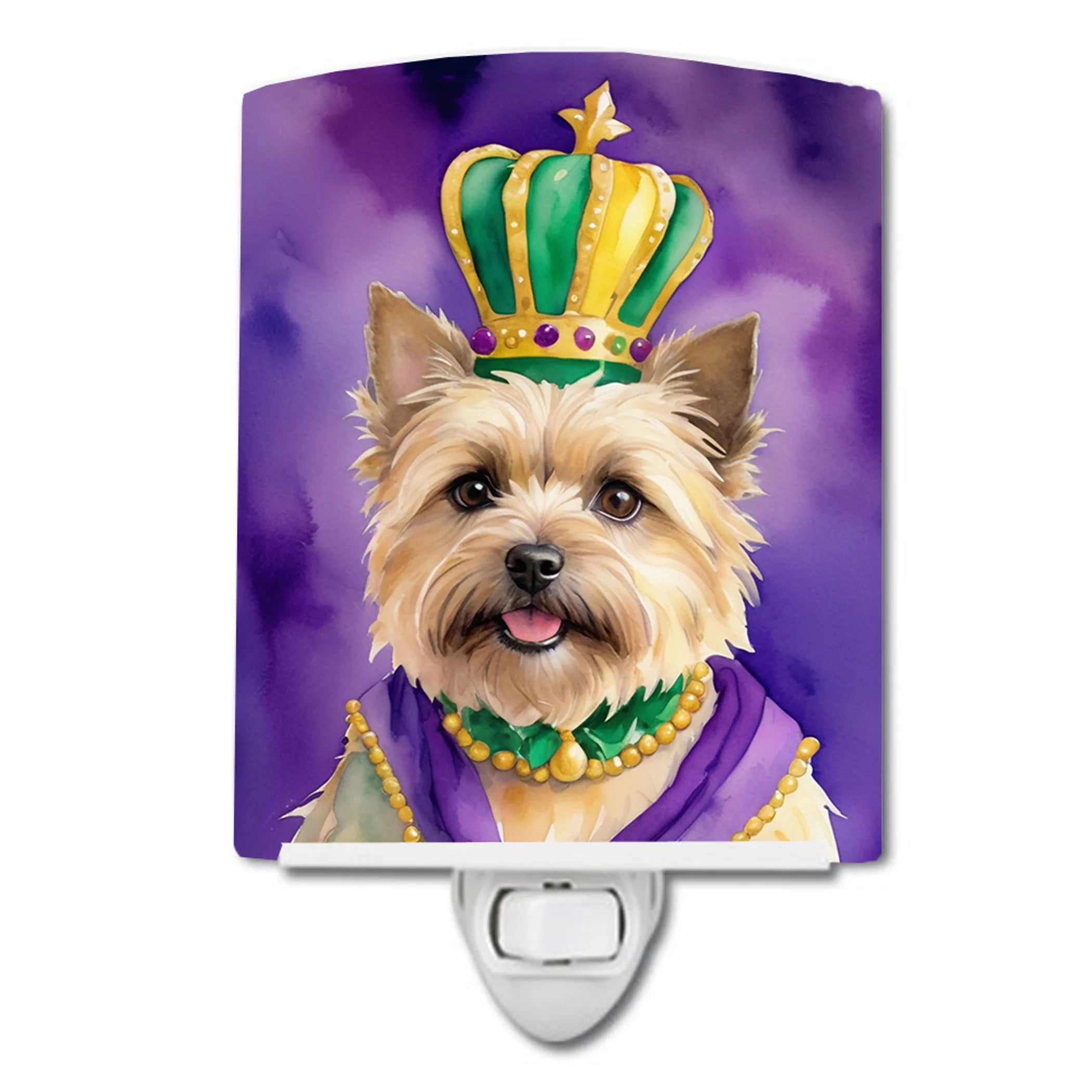King of Mardi Gras Ceramic Night Light - Pack Of: 1 | Collection name: King of mardi gras