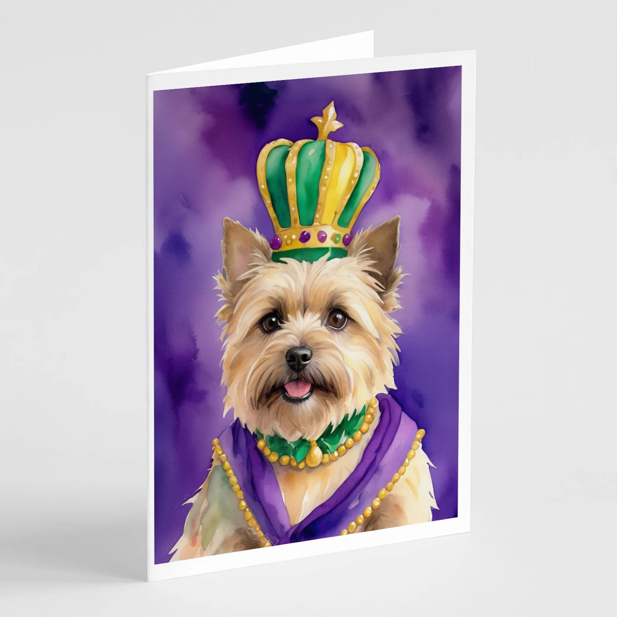 King of Mardi Gras Greeting Cards  - Size: 5X7 | Pack Of: 1 | Collection name: King of mardi gras