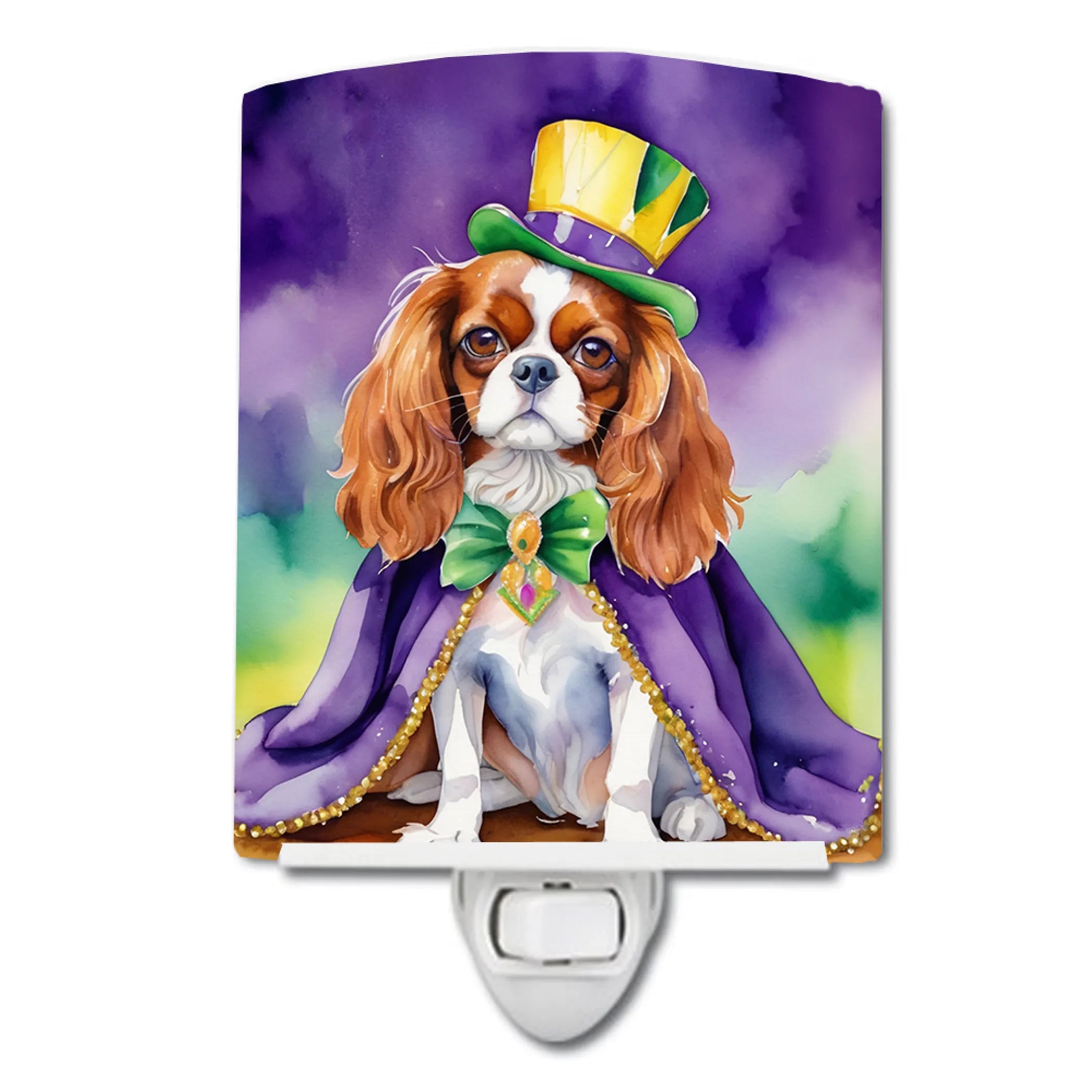 King of Mardi Gras Ceramic Night Light - Pack Of: 1 | Collection name: King of mardi gras