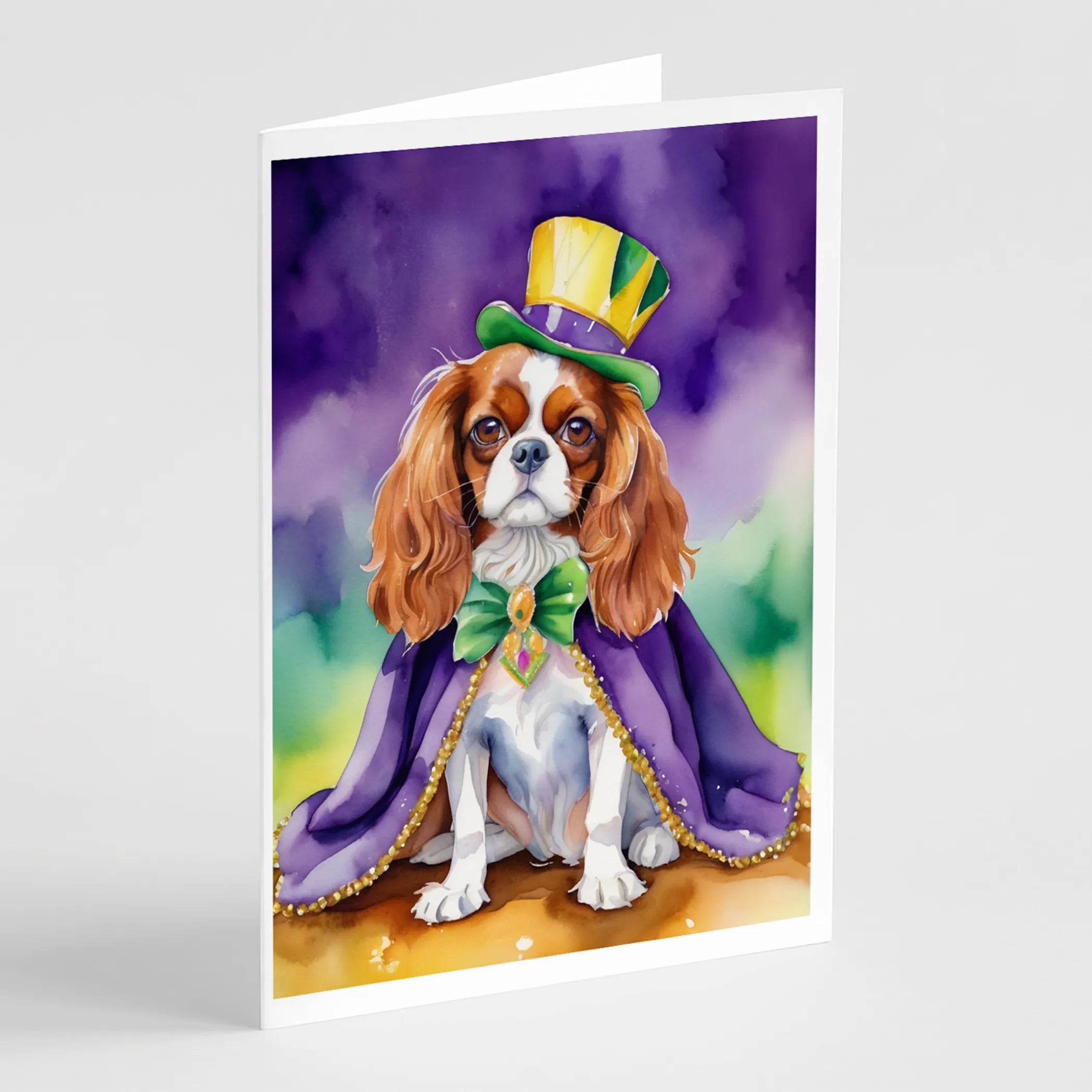 King of Mardi Gras Greeting Cards  - Size: 5X7 | Pack Of: 1 | Collection name: King of mardi gras