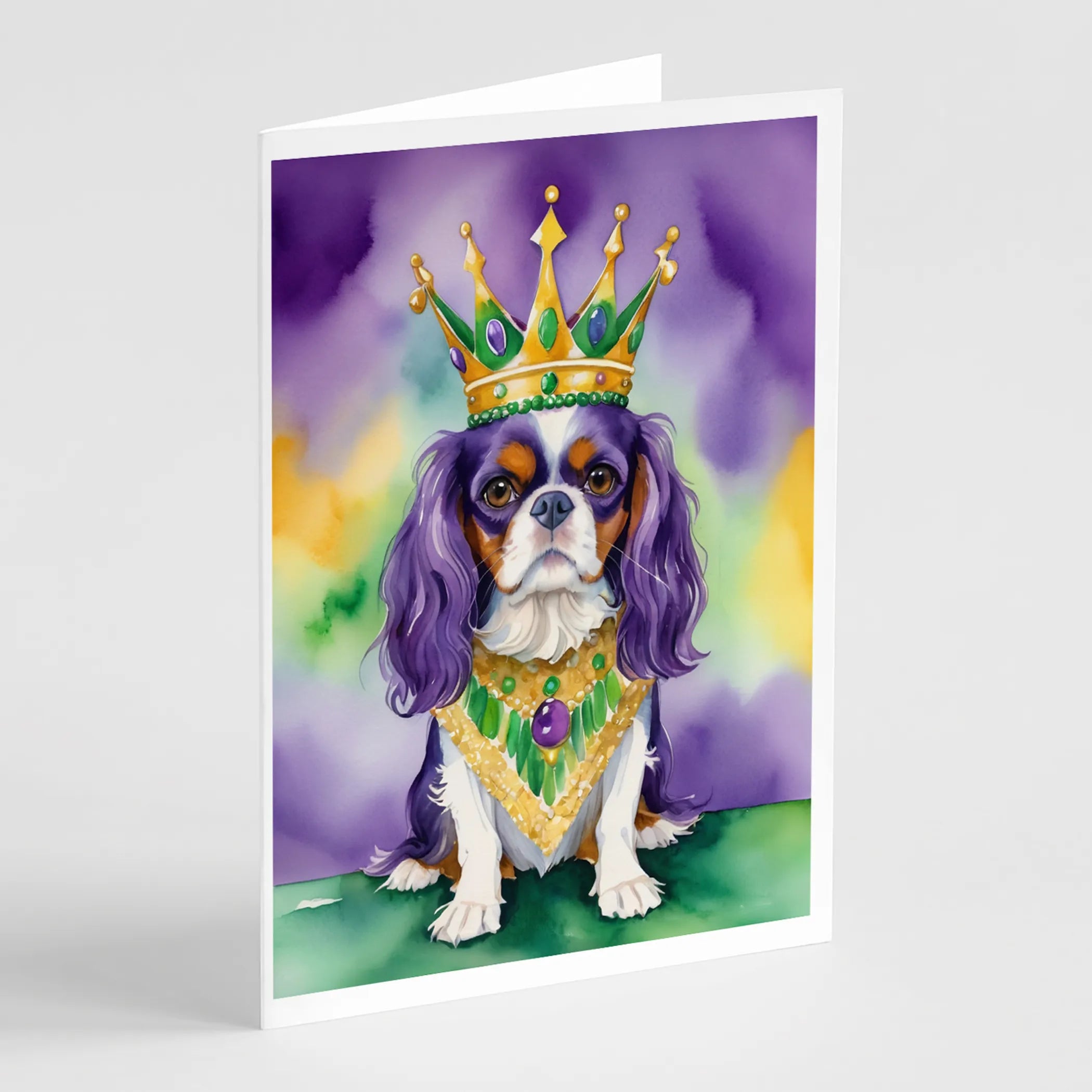 King of Mardi Gras Greeting Cards  - Size: 5X7 | Pack Of: 1 | Collection name: King of mardi gras