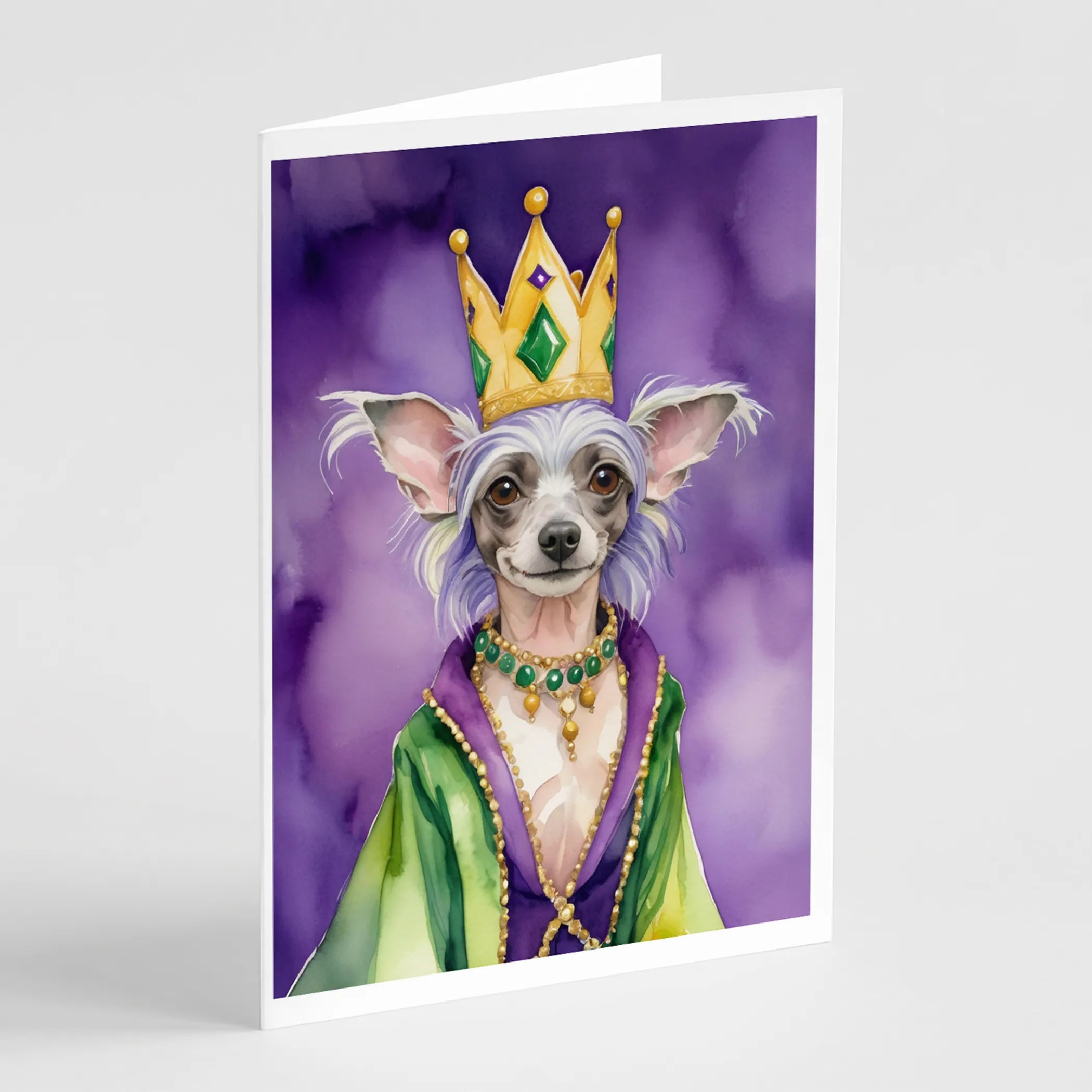 King of Mardi Gras Greeting Cards  - Size: 5X7 | Pack Of: 1 | Collection name: King of mardi gras