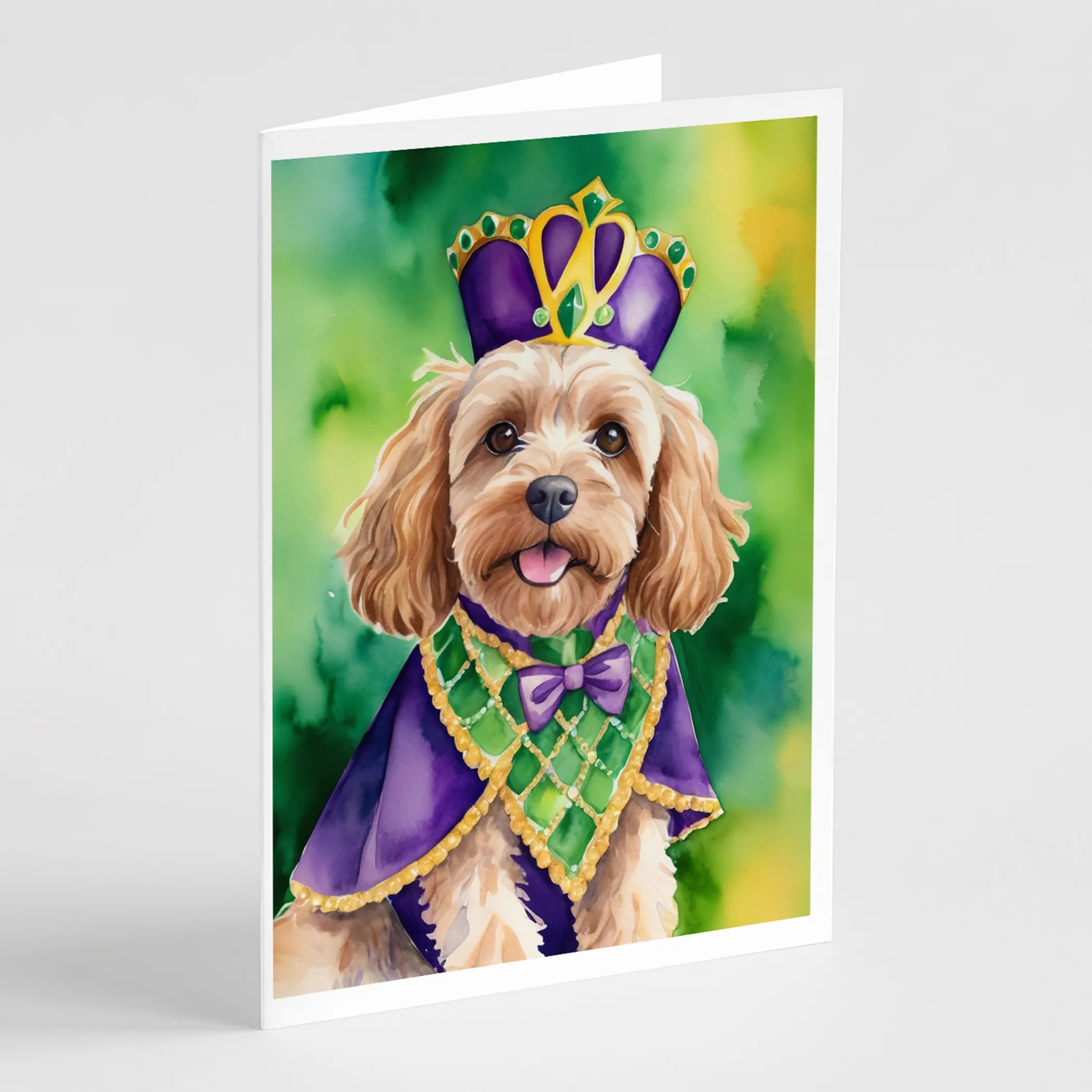 King of Mardi Gras Greeting Cards  - Size: 5X7 | Pack Of: 1 | Collection name: King of mardi gras