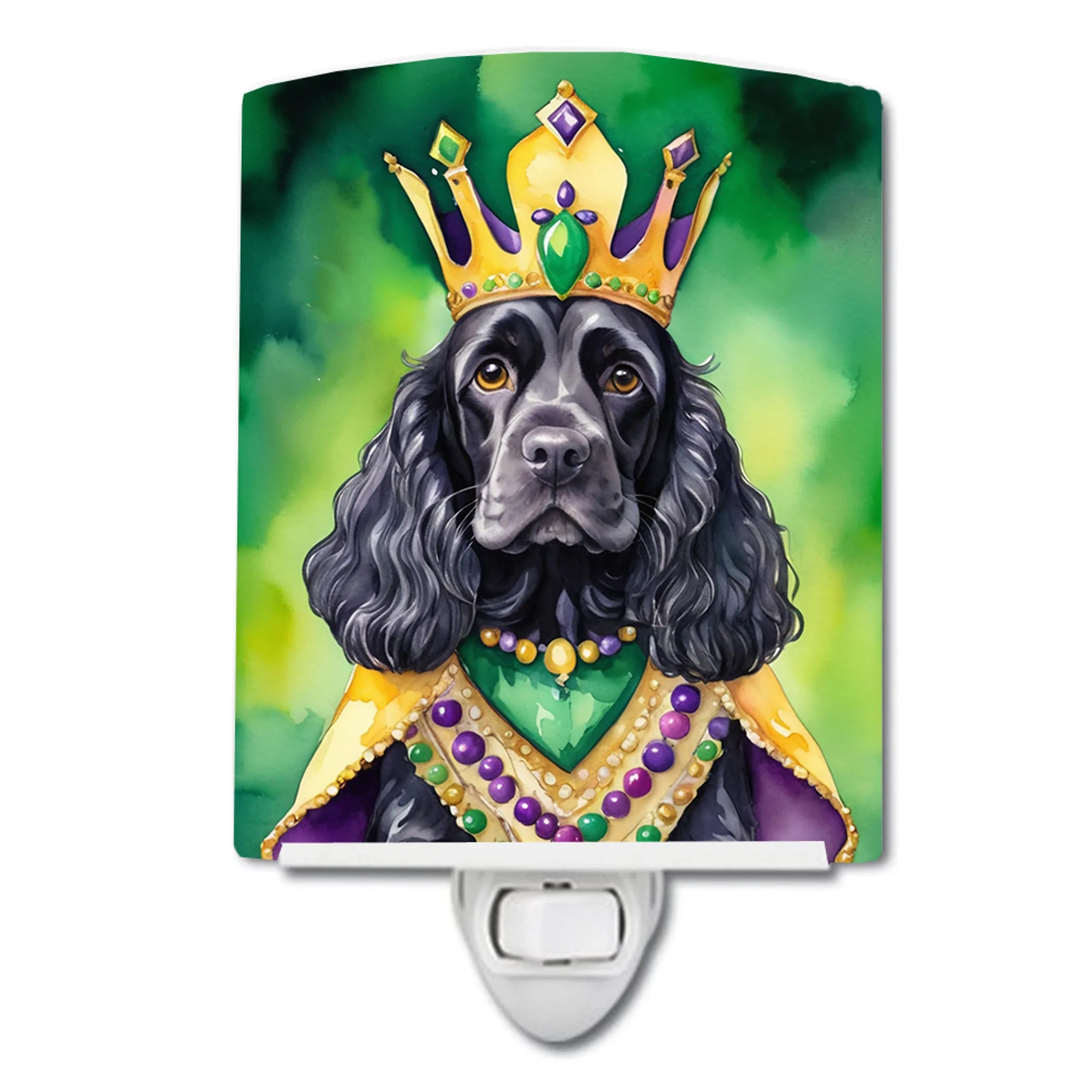 King of Mardi Gras Ceramic Night Light - Pack Of: 1 | Collection name: King of mardi gras