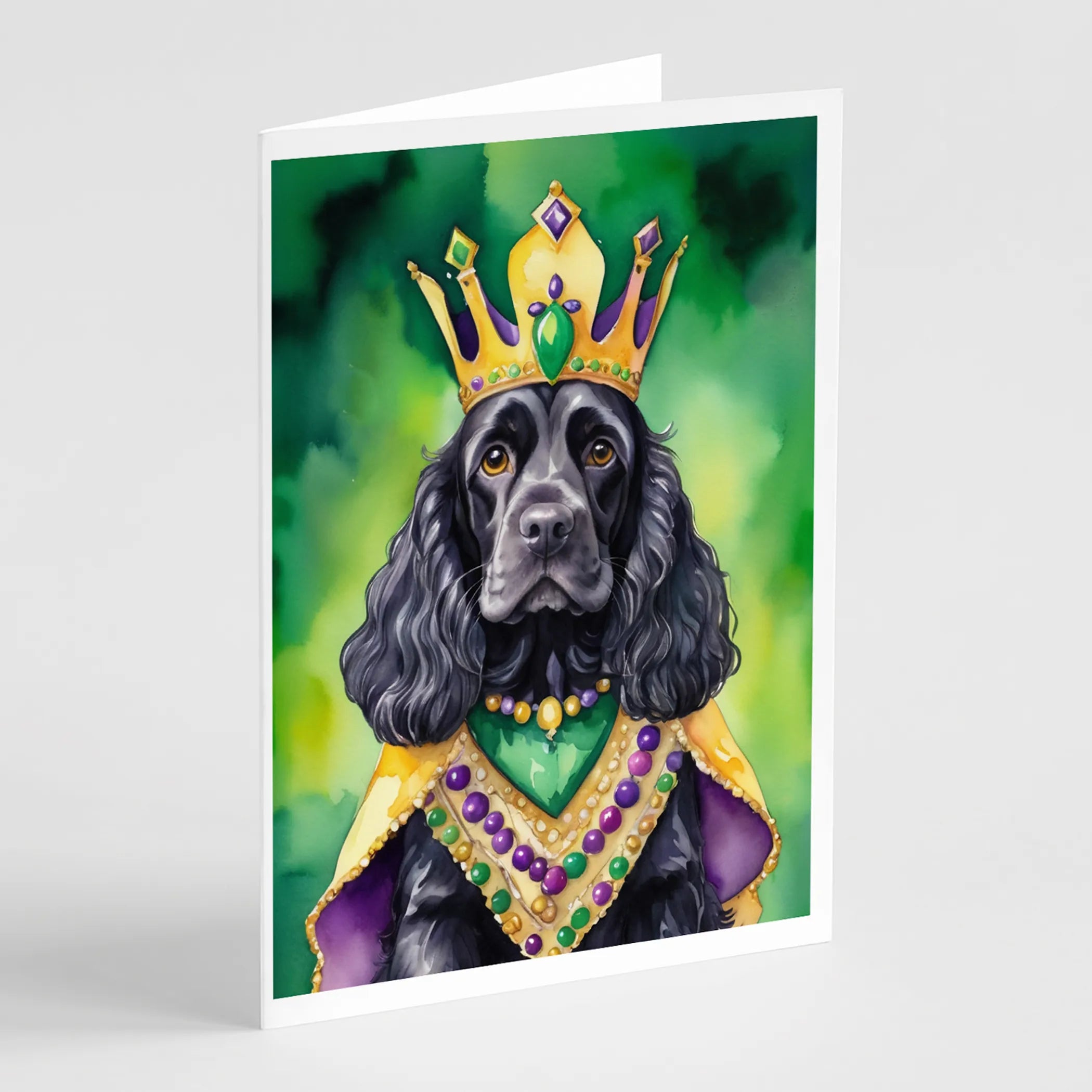 King of Mardi Gras Greeting Cards  - Size: 5X7 | Pack Of: 1 | Collection name: King of mardi gras