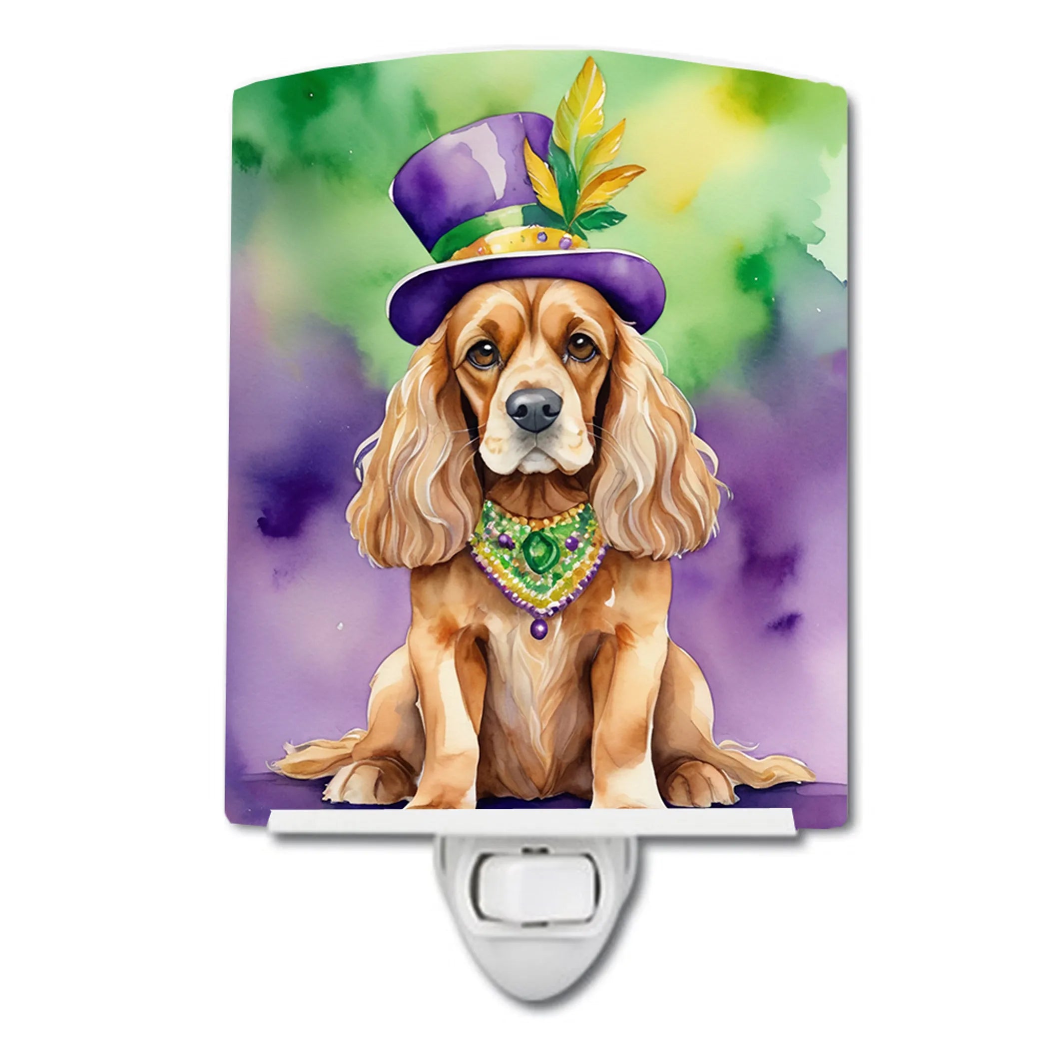 King of Mardi Gras Ceramic Night Light - Pack Of: 1 | Collection name: King of mardi gras