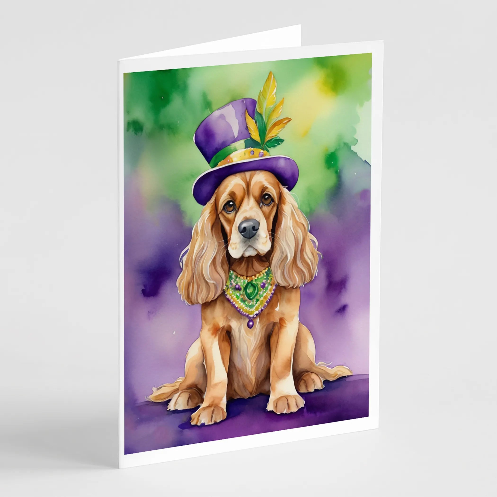 King of Mardi Gras Greeting Cards  - Size: 5X7 | Pack Of: 1 | Collection name: King of mardi gras
