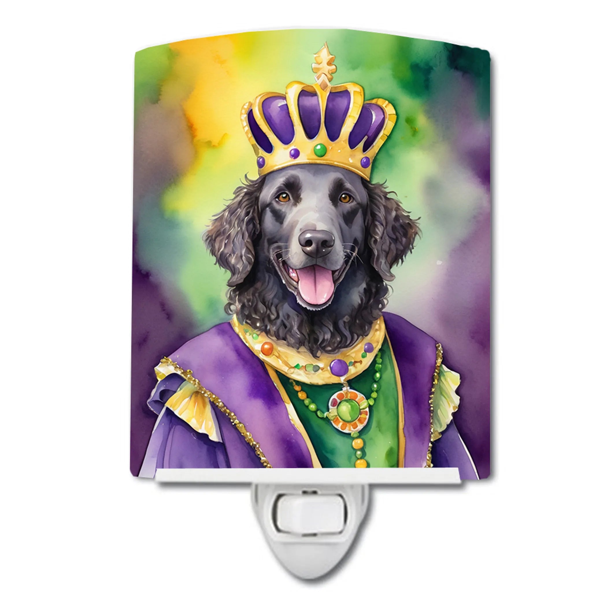 King of Mardi Gras Ceramic Night Light - Pack Of: 1 | Collection name: King of mardi gras