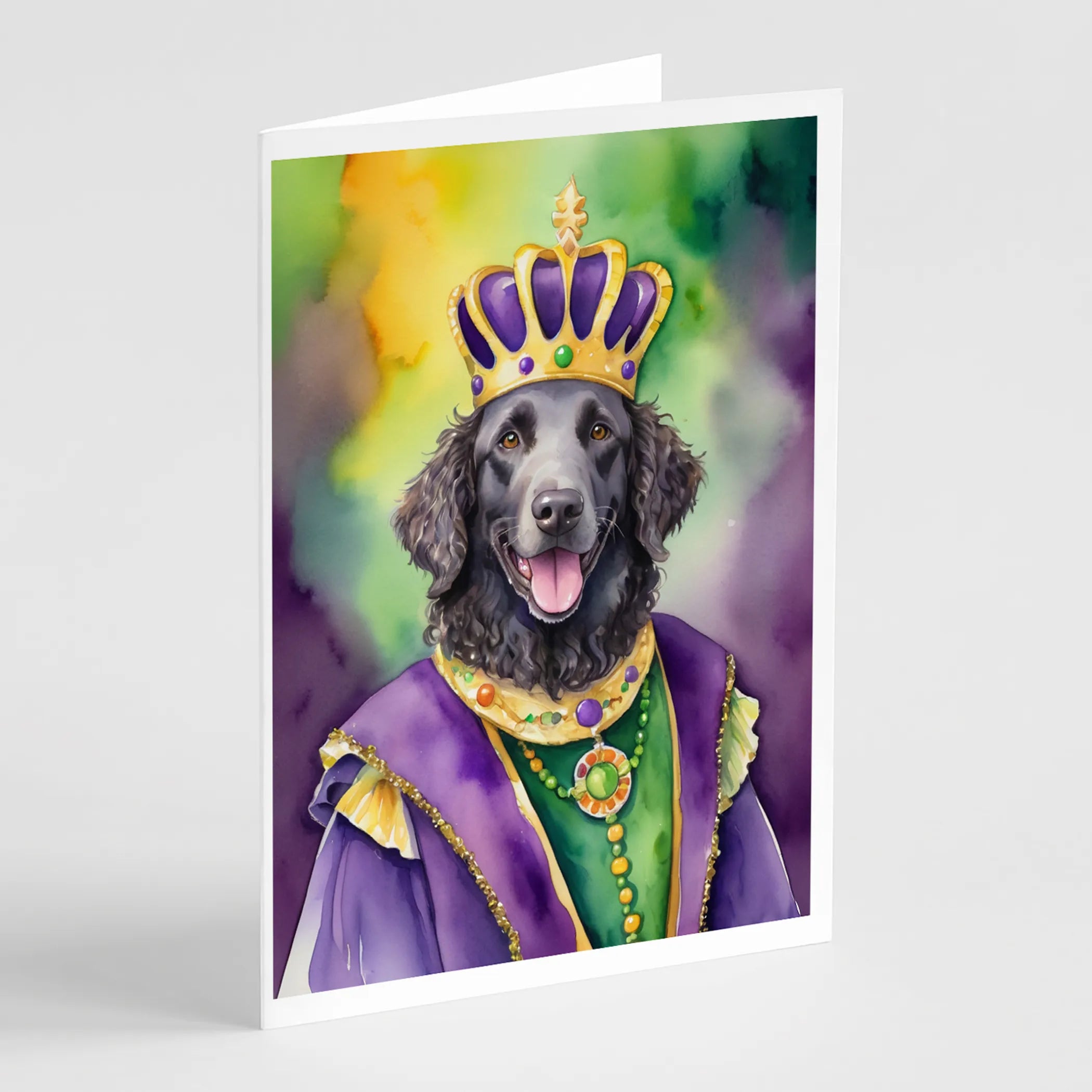 King of Mardi Gras Greeting Cards  - Size: 5X7 | Pack Of: 1 | Collection name: King of mardi gras
