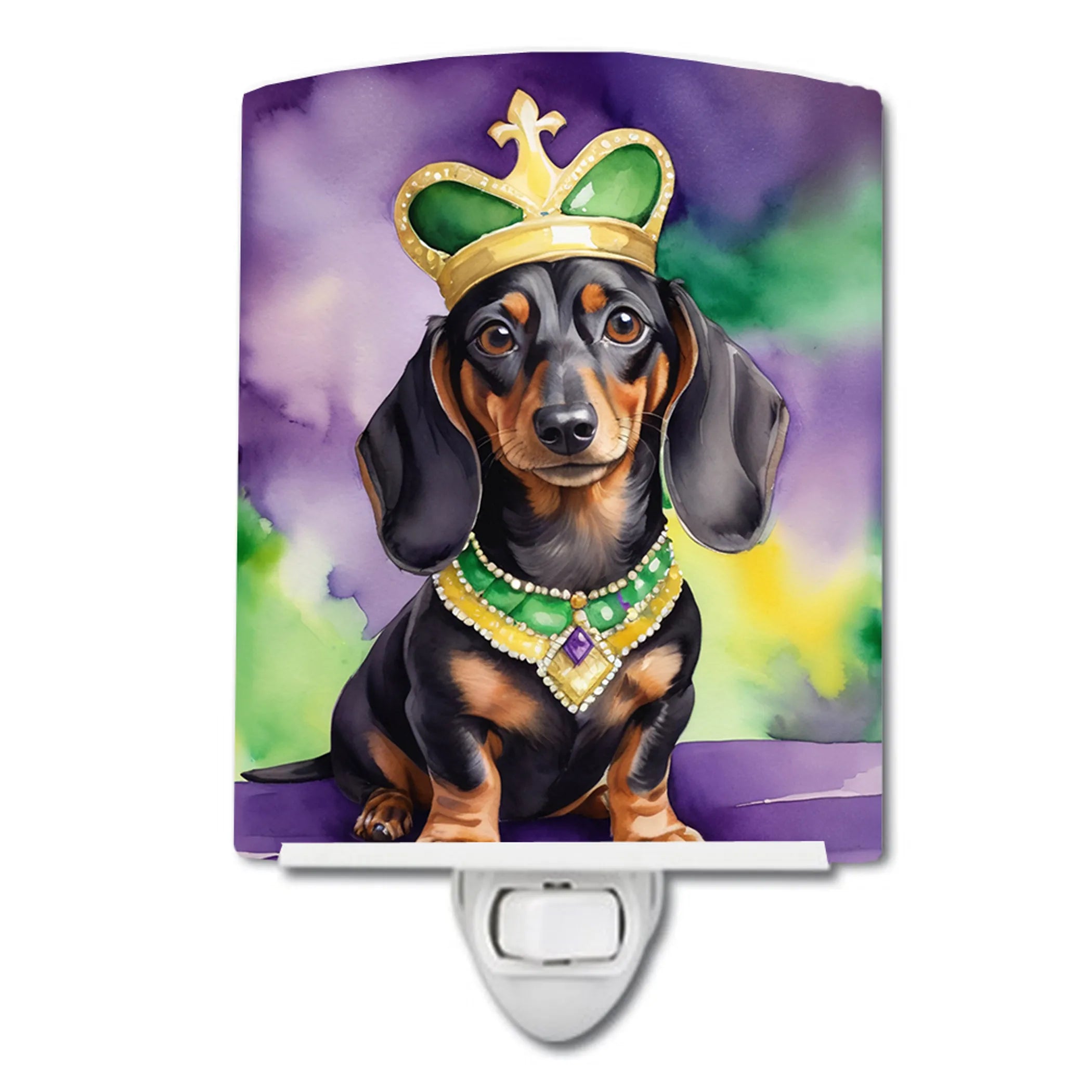 King of Mardi Gras Ceramic Night Light - Pack Of: 1 | Collection name: King of mardi gras
