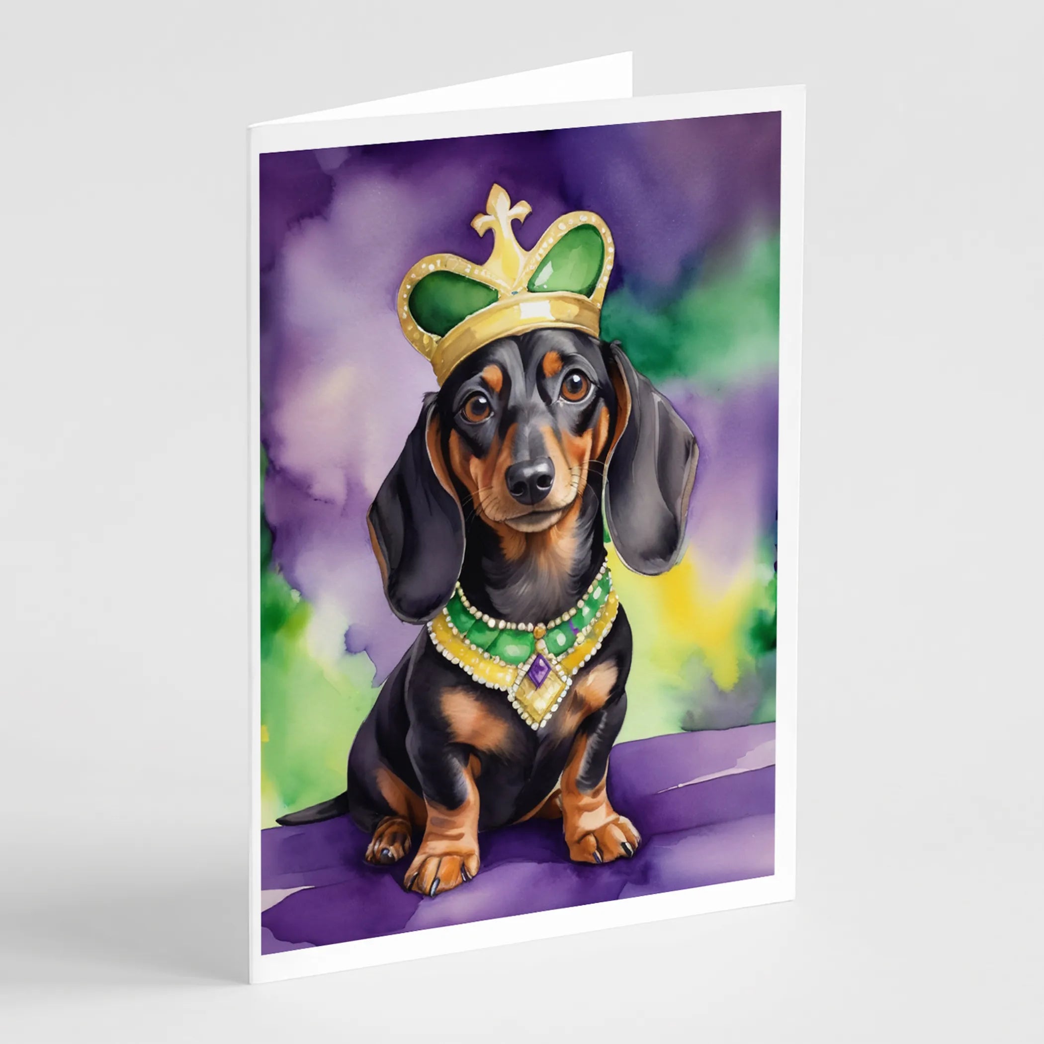 King of Mardi Gras Greeting Cards  - Size: 5X7 | Pack Of: 1 | Collection name: King of mardi gras