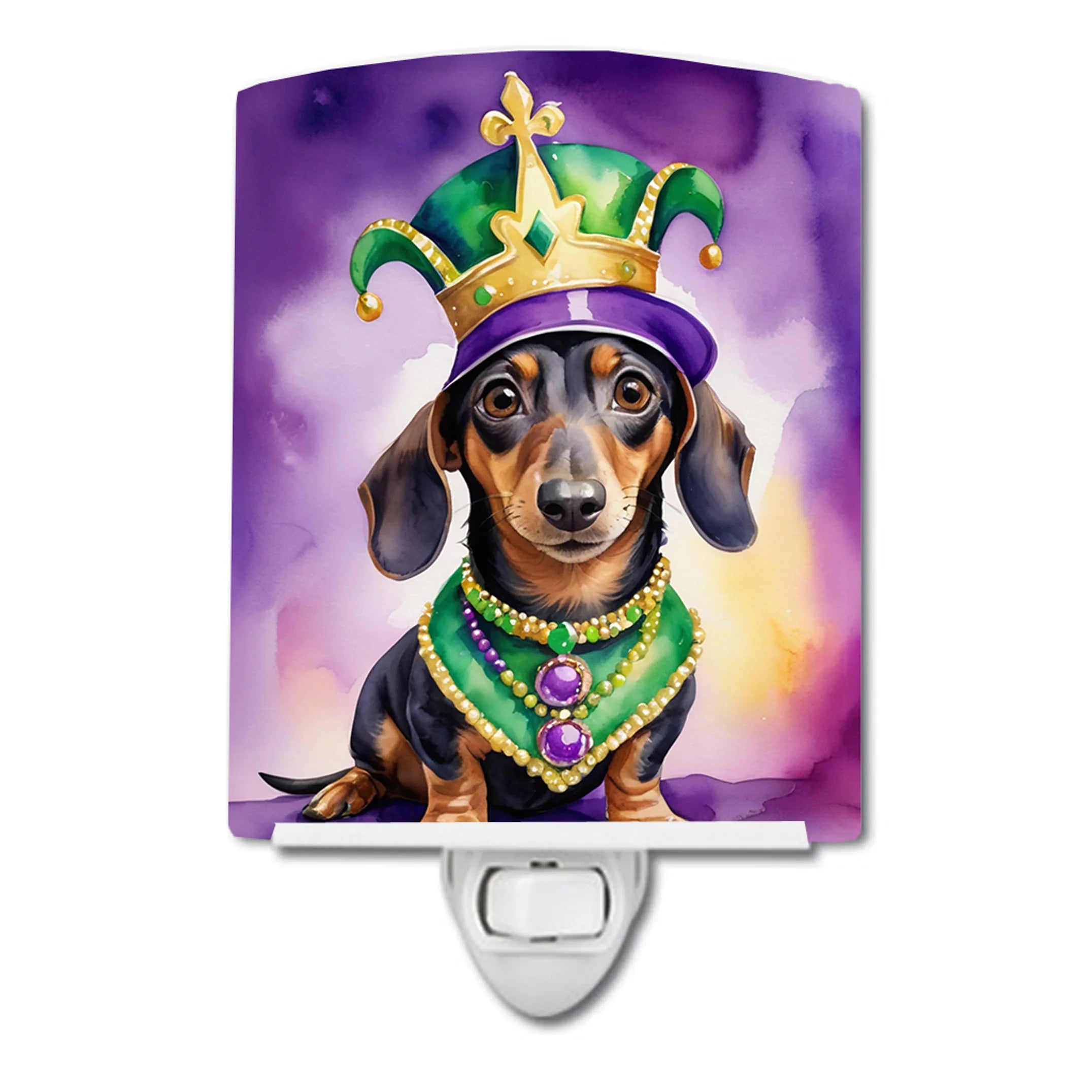 King of Mardi Gras Ceramic Night Light - Pack Of: 1 | Collection name: King of mardi gras