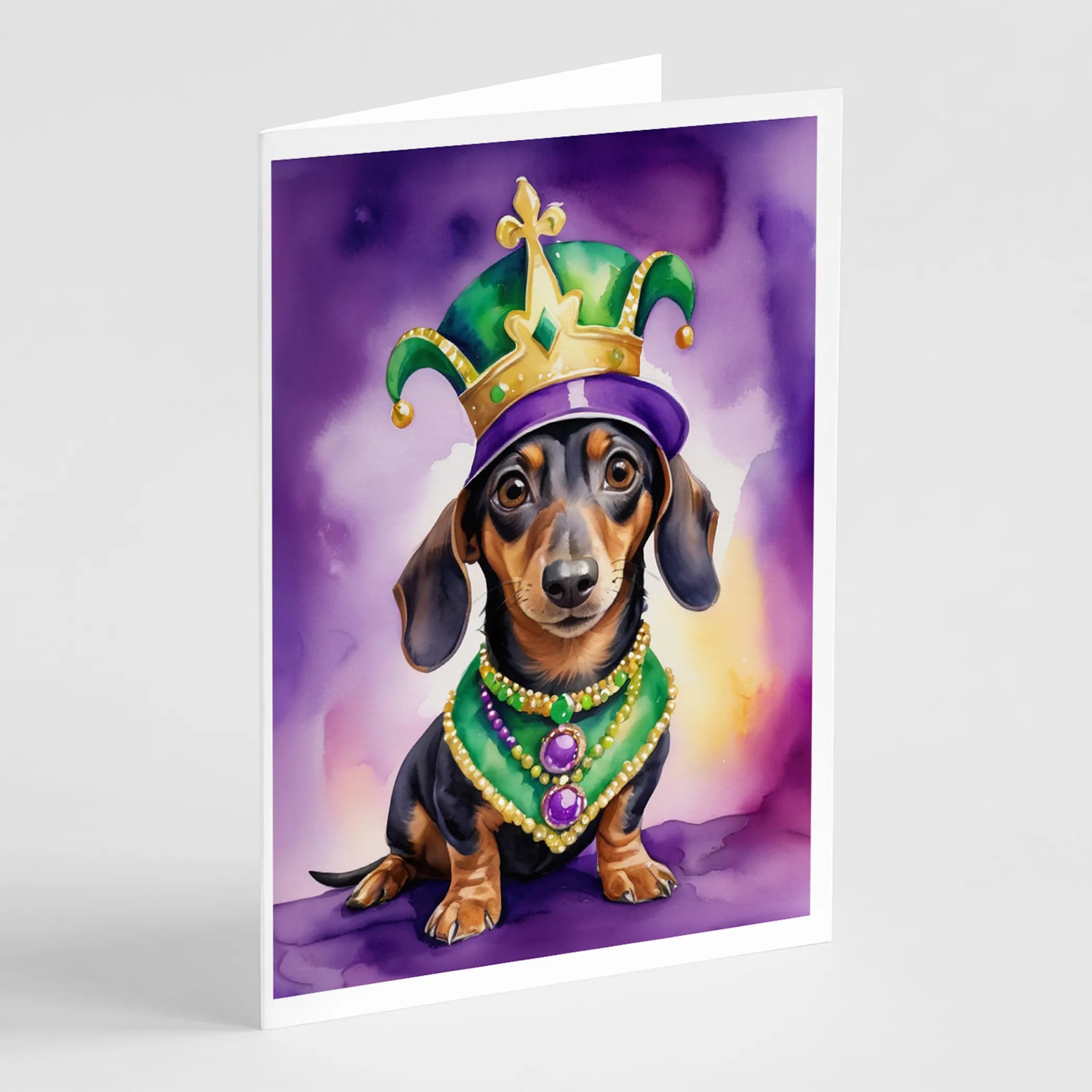 King of Mardi Gras Greeting Cards  - Size: 5X7 | Pack Of: 1 | Collection name: King of mardi gras