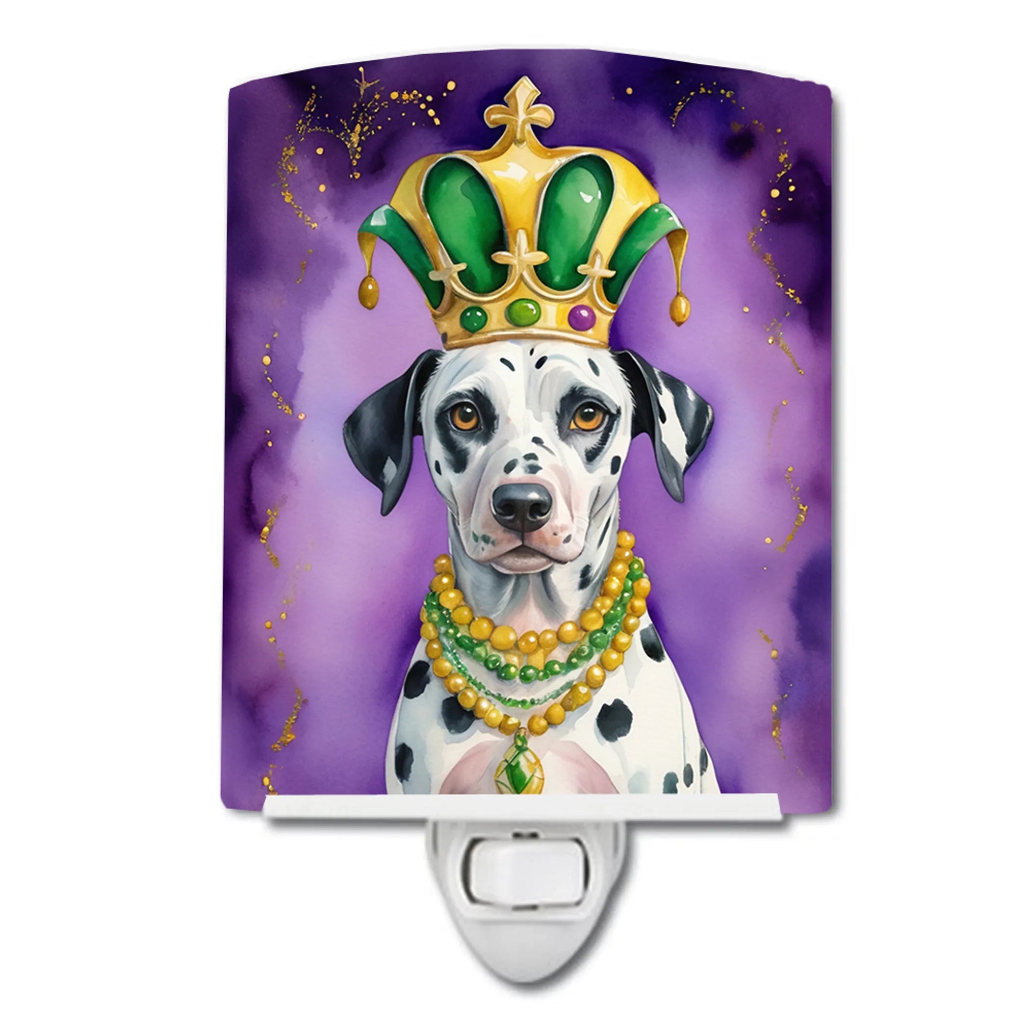 King of Mardi Gras Ceramic Night Light - Pack Of: 1 | Collection name: King of mardi gras