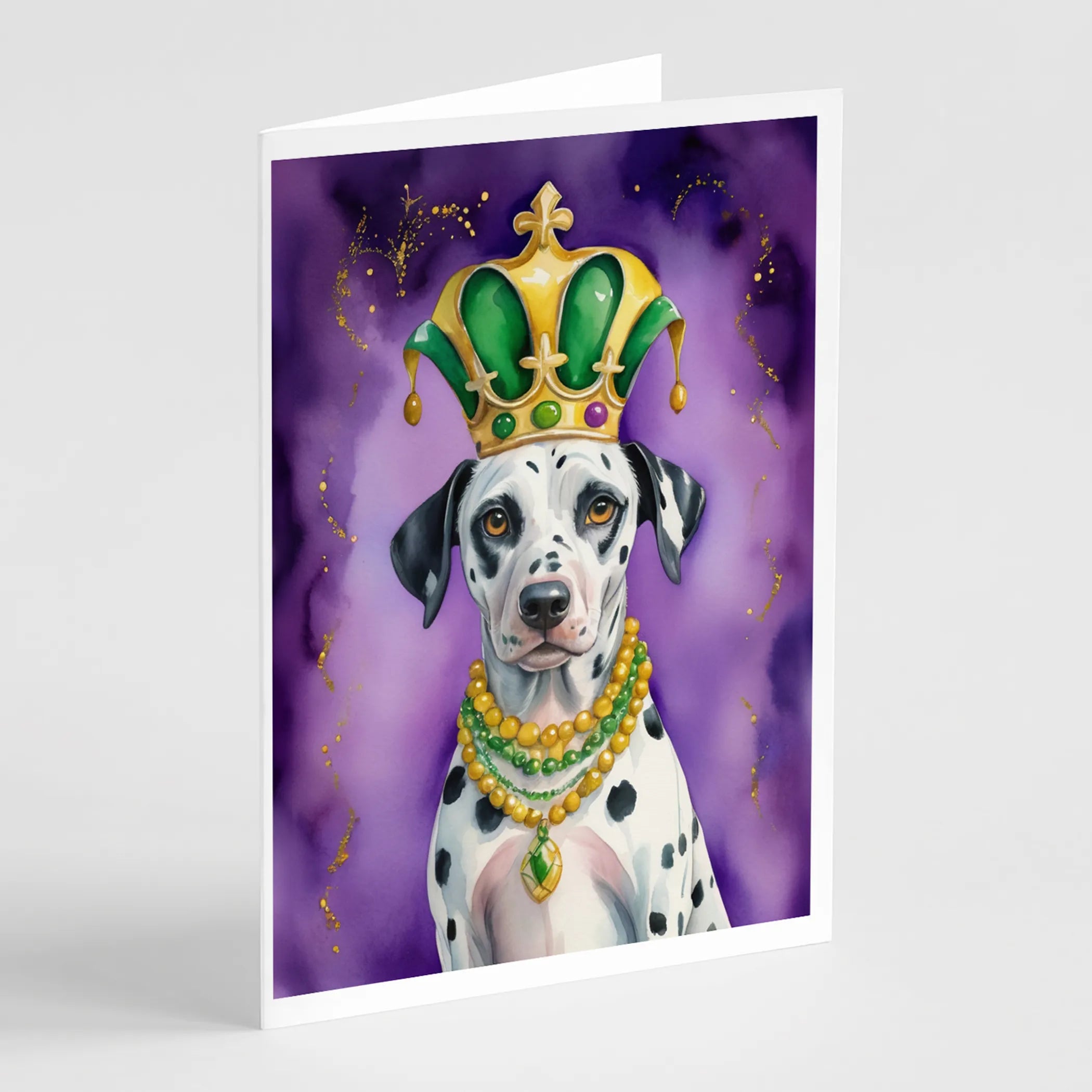 King of Mardi Gras Greeting Cards  - Size: 5X7 | Pack Of: 1 | Collection name: King of mardi gras