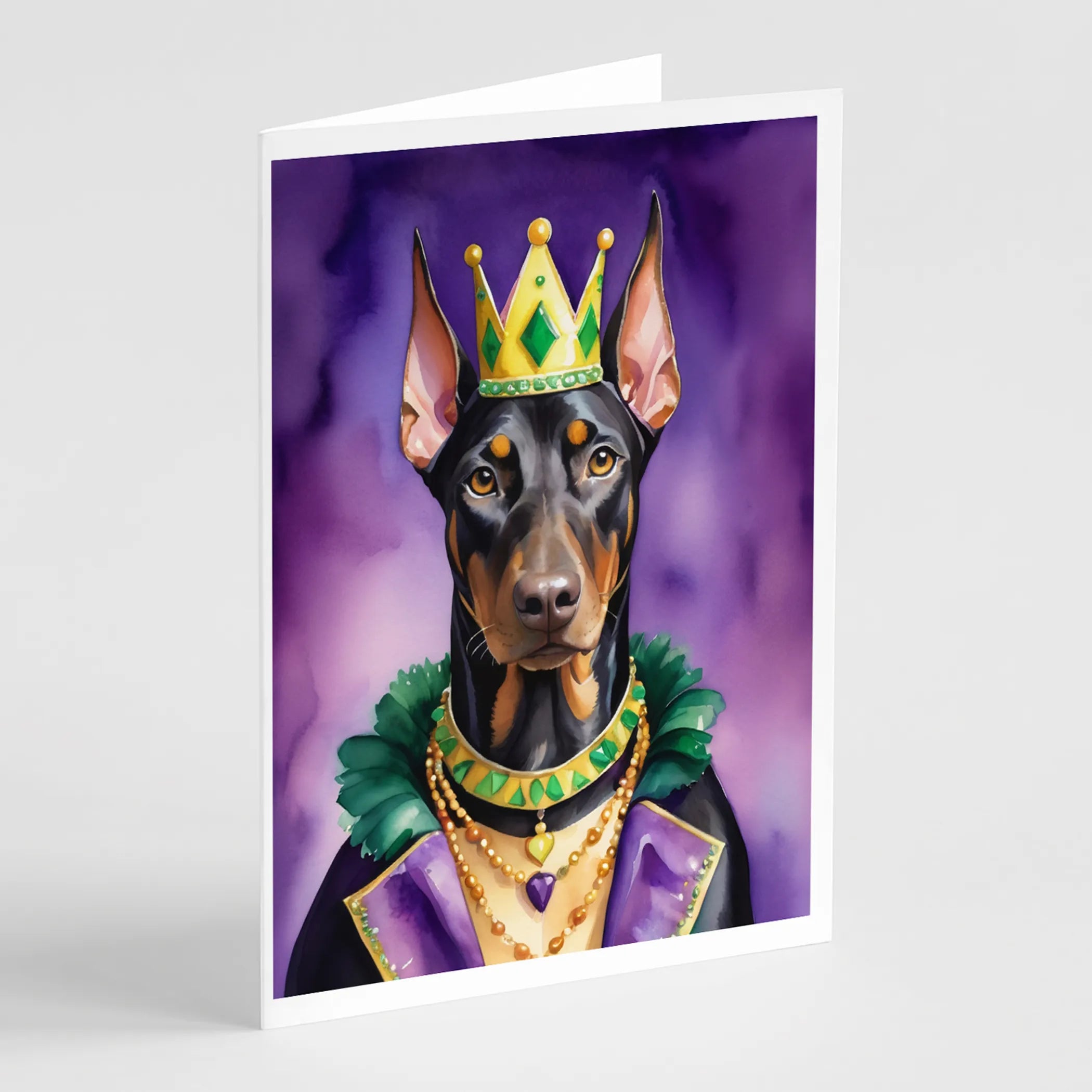 King of Mardi Gras Greeting Cards  - Size: 5X7 | Pack Of: 1 | Collection name: King of mardi gras