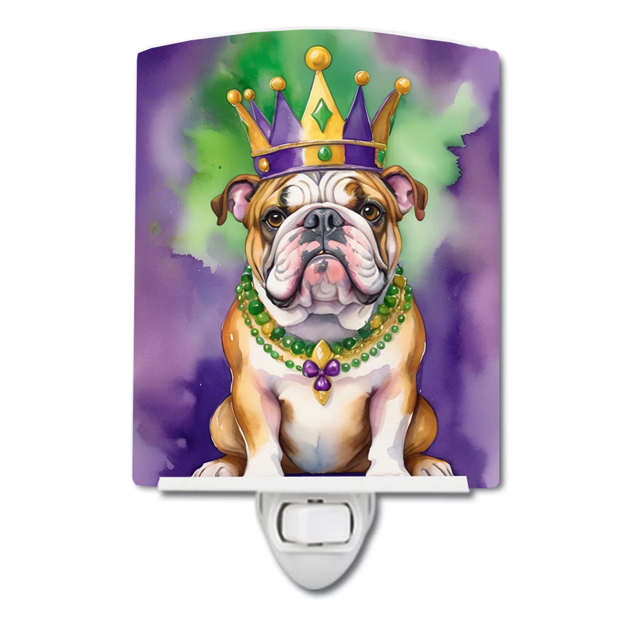 King of Mardi Gras Ceramic Night Light - Pack Of: 1 | Collection name: King of mardi gras