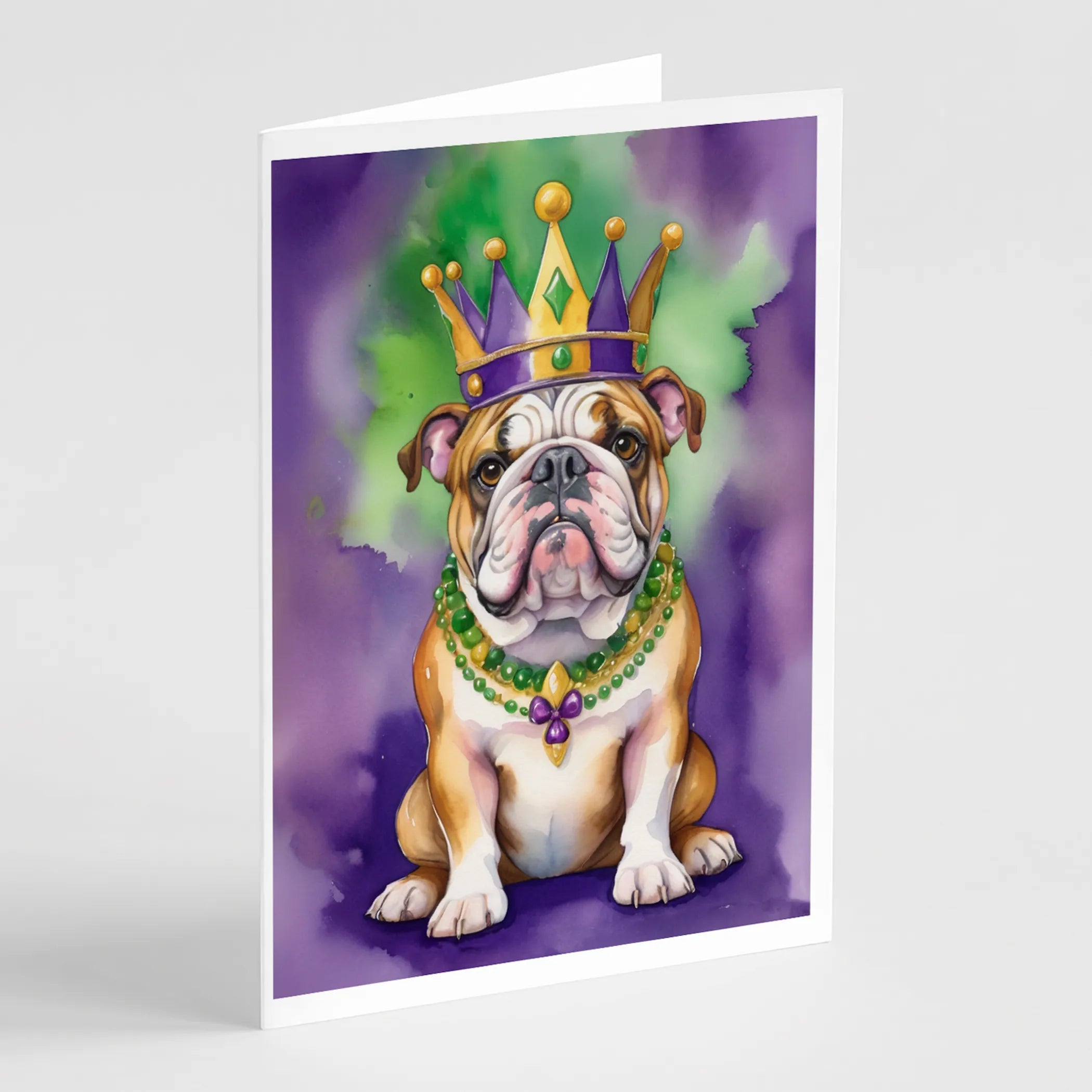 King of Mardi Gras Greeting Cards  - Size: 5X7 | Pack Of: 1 | Collection name: King of mardi gras