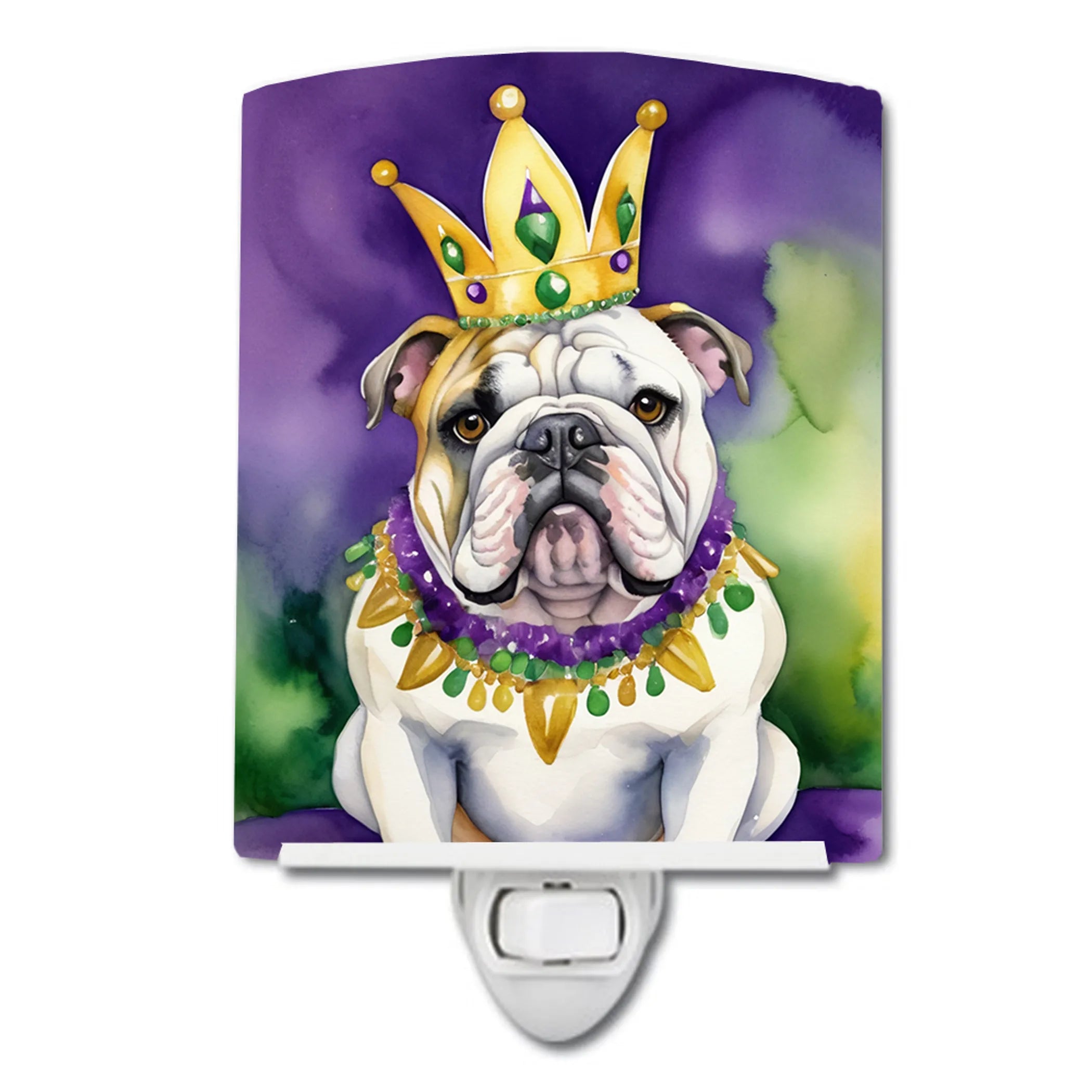 King of Mardi Gras Ceramic Night Light - Pack Of: 1 | Collection name: King of mardi gras