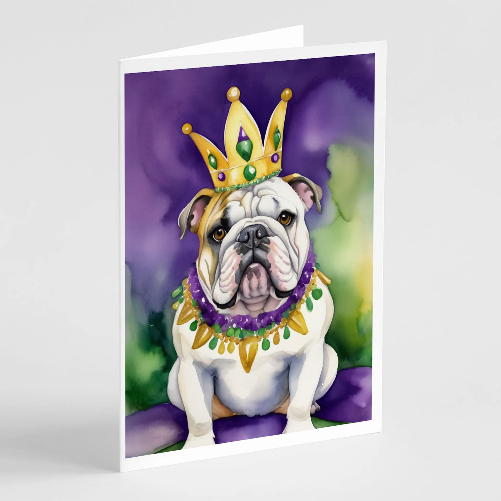 King of Mardi Gras Greeting Cards  - Size: 5X7 | Pack Of: 1 | Collection name: King of mardi gras