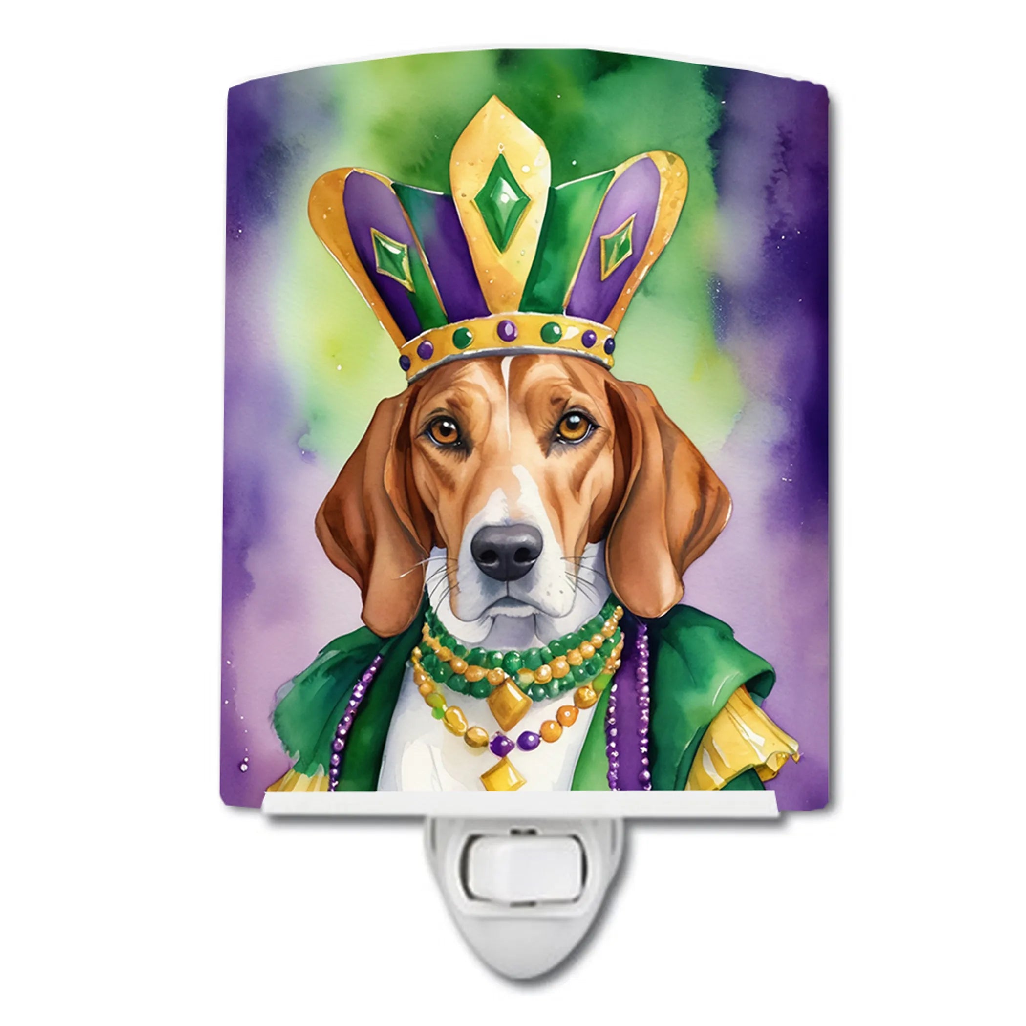 King of Mardi Gras Ceramic Night Light - Pack Of: 1 | Collection name: King of mardi gras
