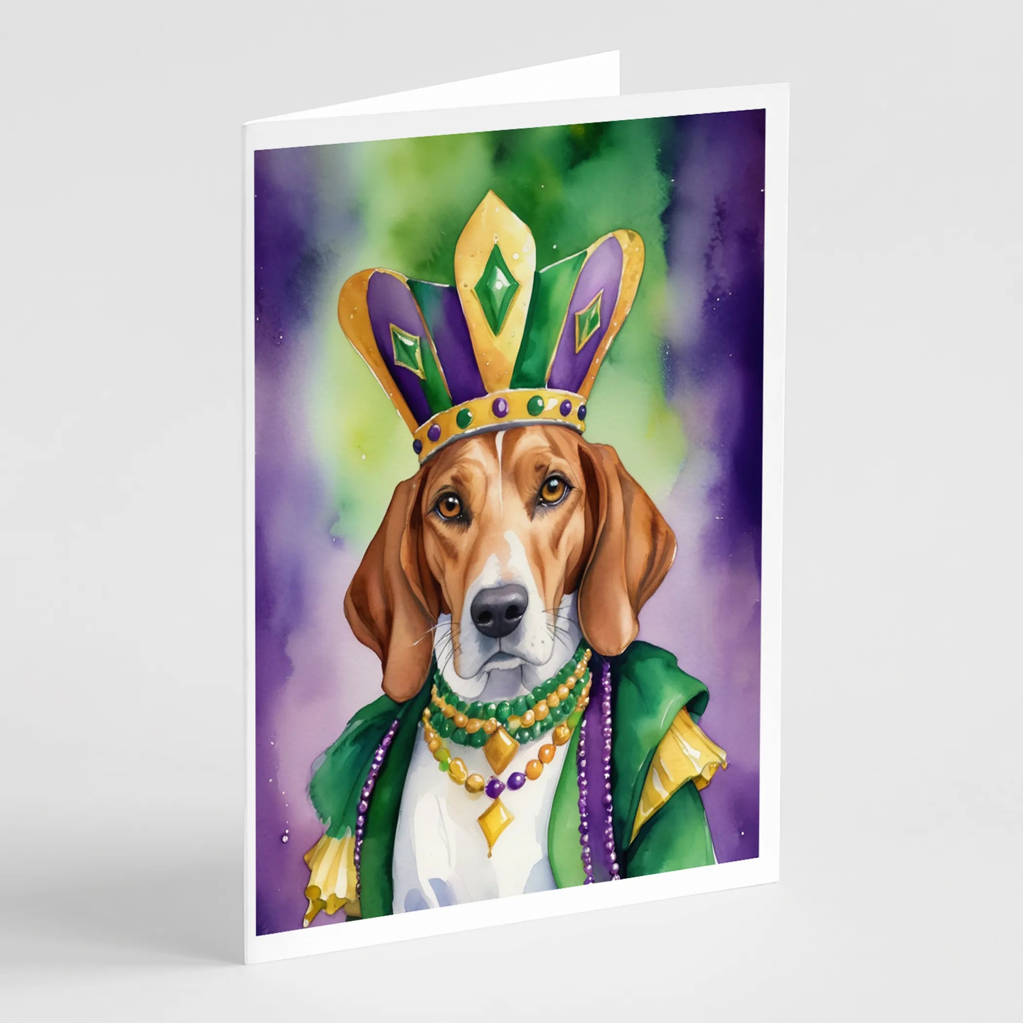 King of Mardi Gras Greeting Cards  - Size: 5X7 | Pack Of: 1 | Collection name: King of mardi gras