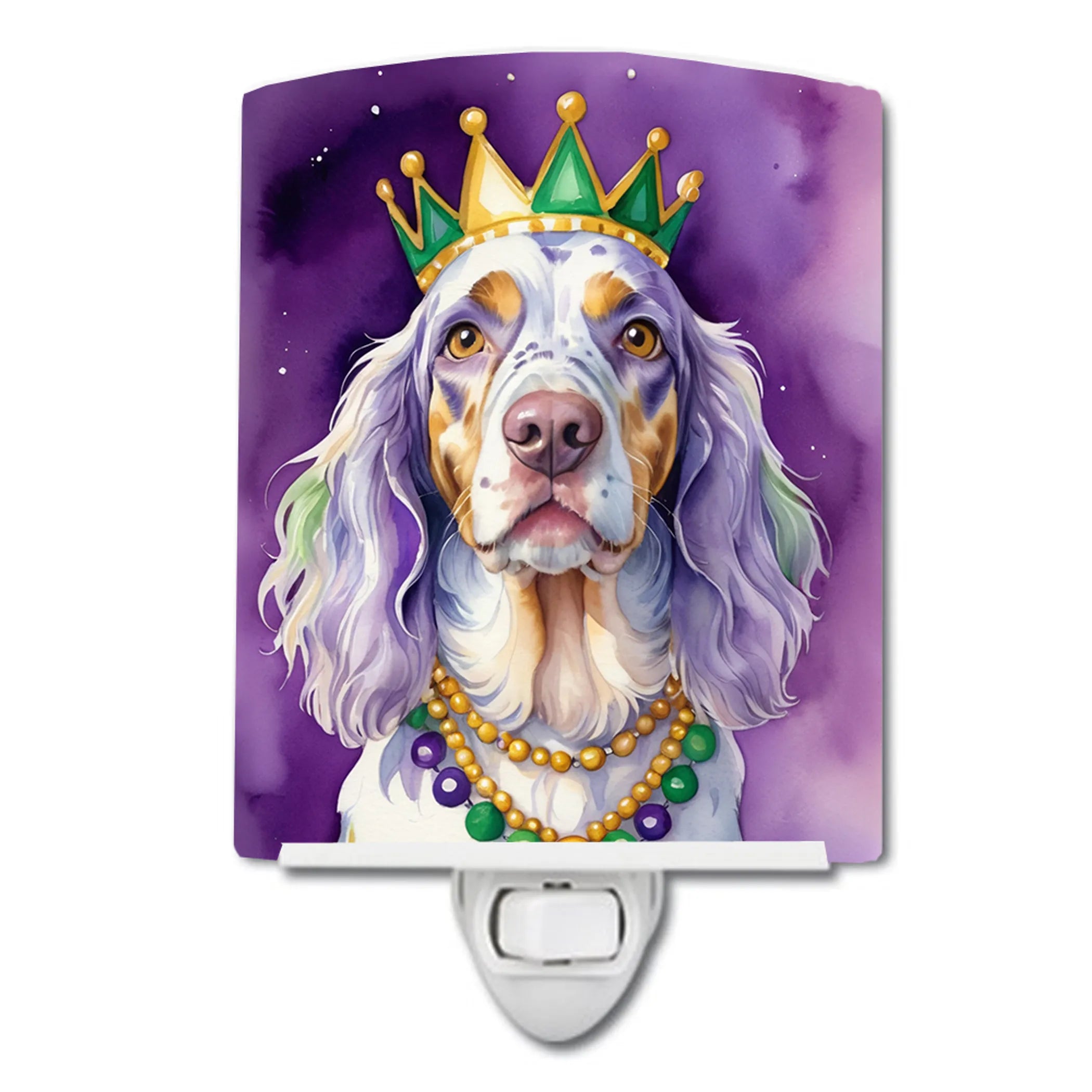 King of Mardi Gras Ceramic Night Light - Pack Of: 1 | Collection name: King of mardi gras