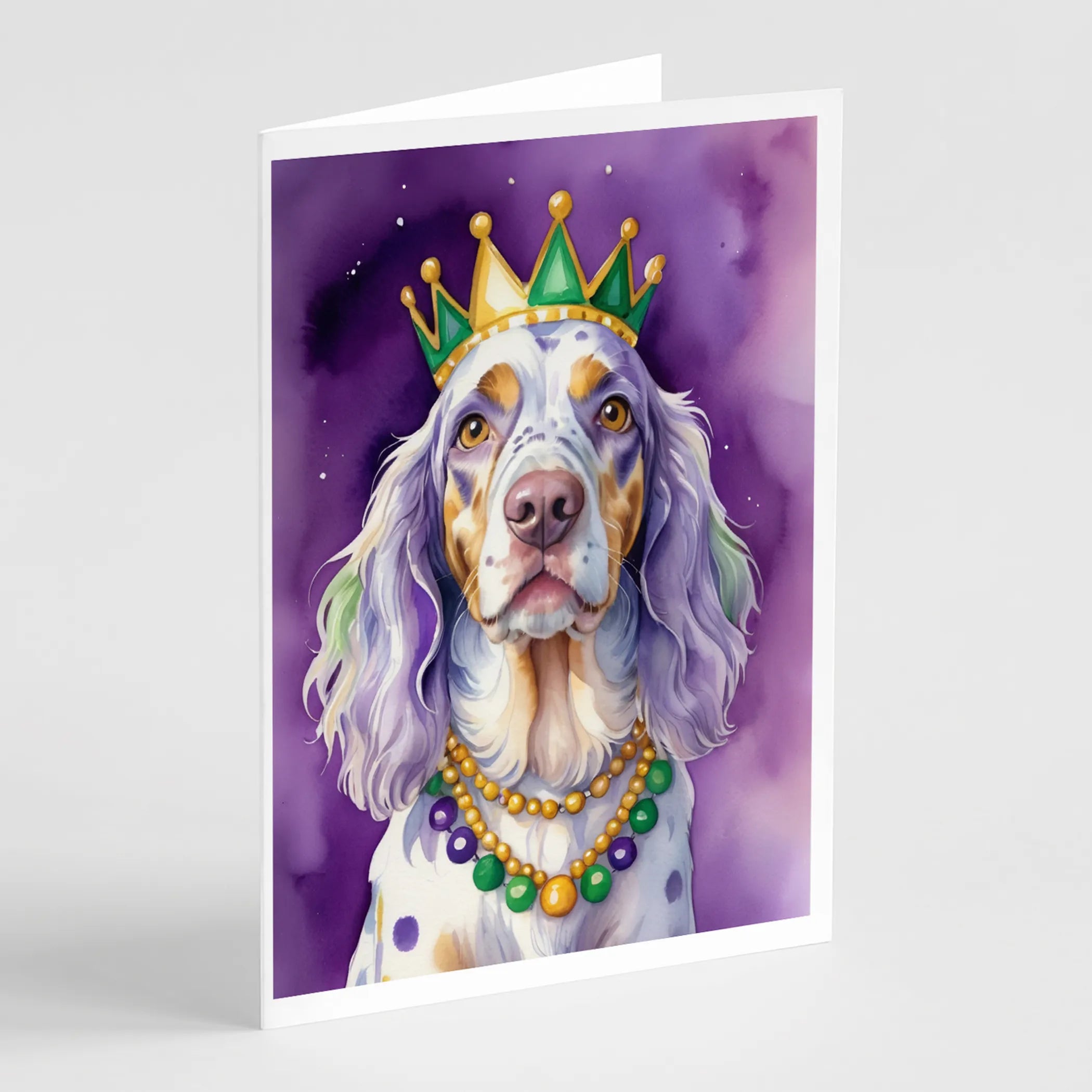 King of Mardi Gras Greeting Cards  - Size: 5X7 | Pack Of: 1 | Collection name: King of mardi gras