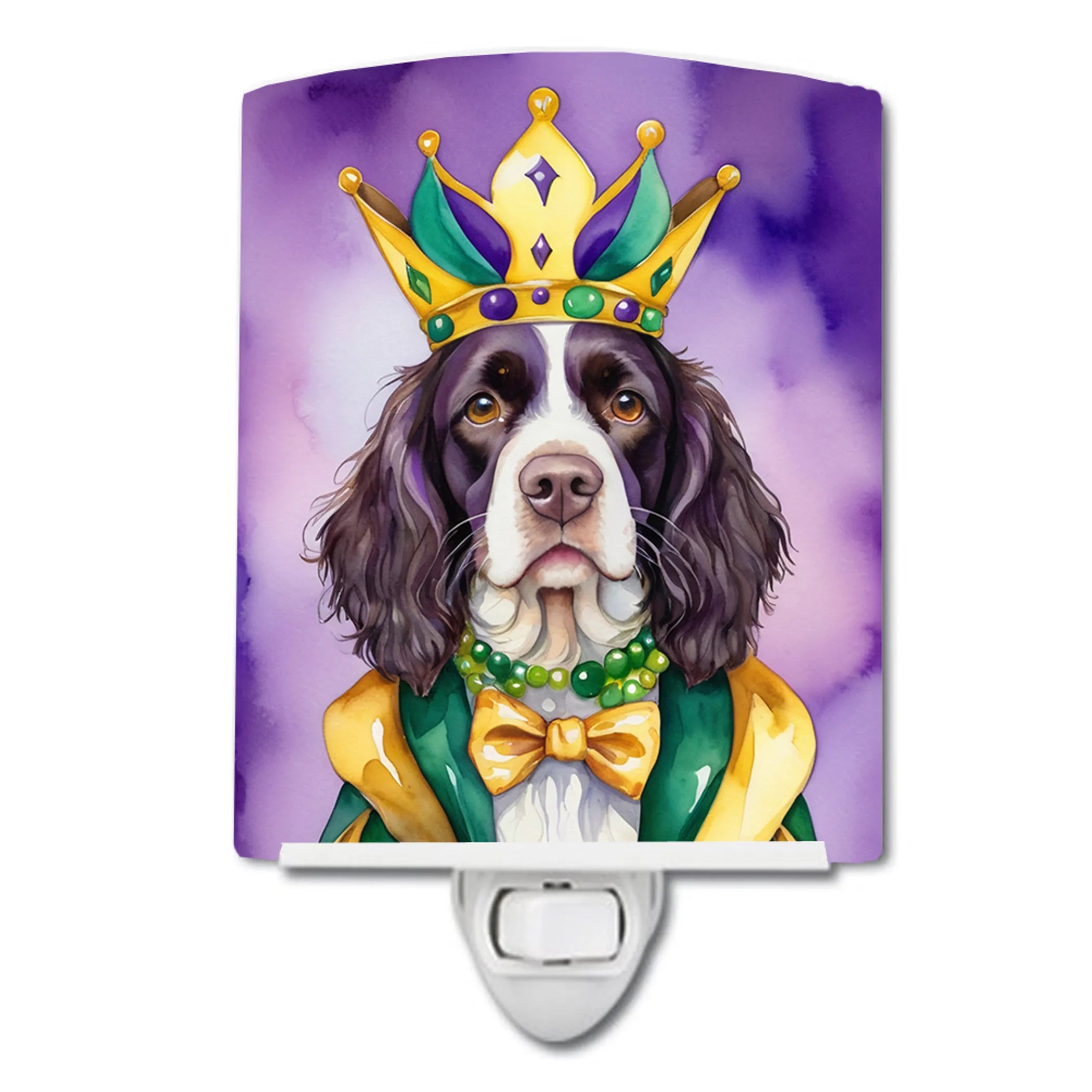King of Mardi Gras Ceramic Night Light - Pack Of: 1 | Collection name: King of mardi gras