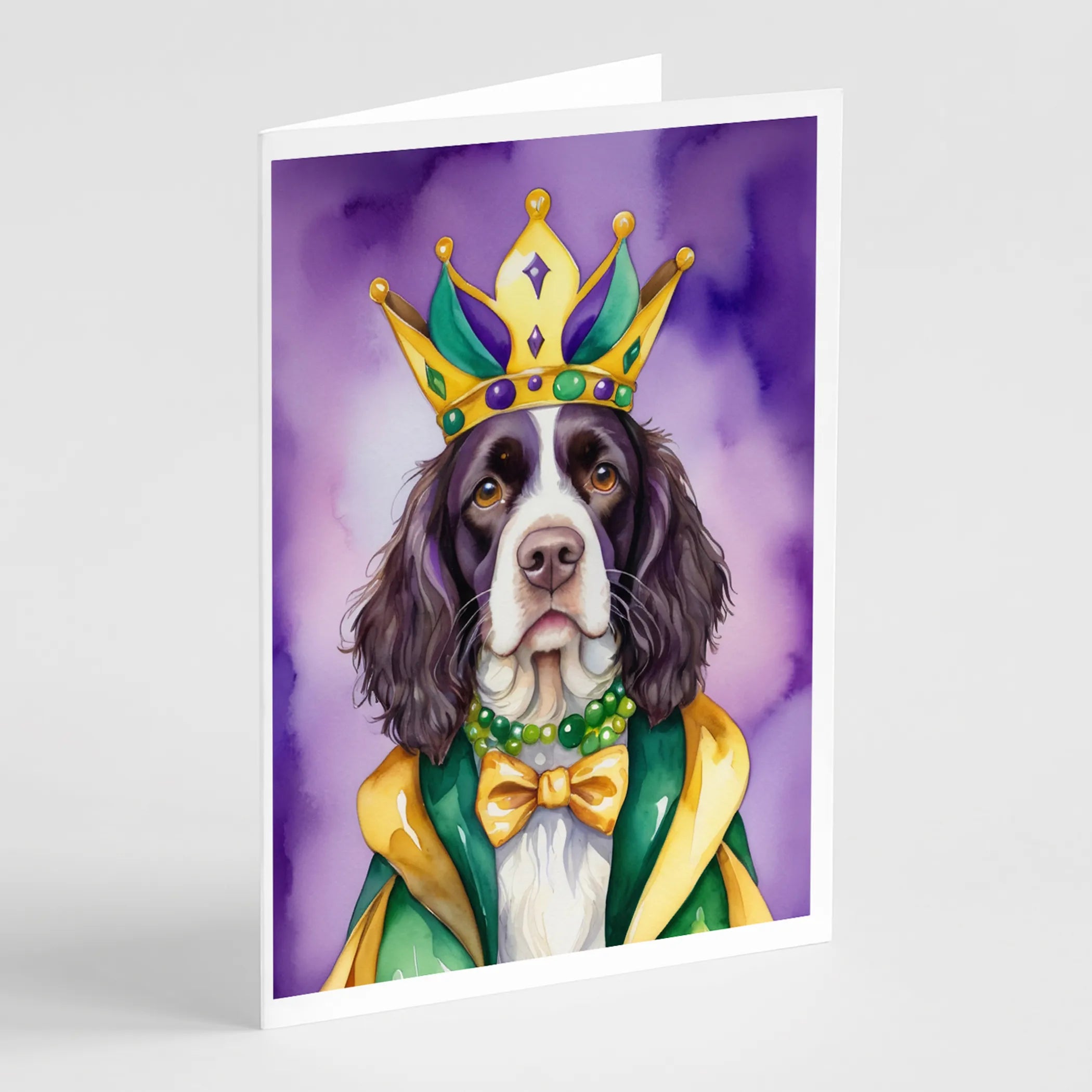 King of Mardi Gras Greeting Cards  - Size: 5X7 | Pack Of: 1 | Collection name: King of mardi gras