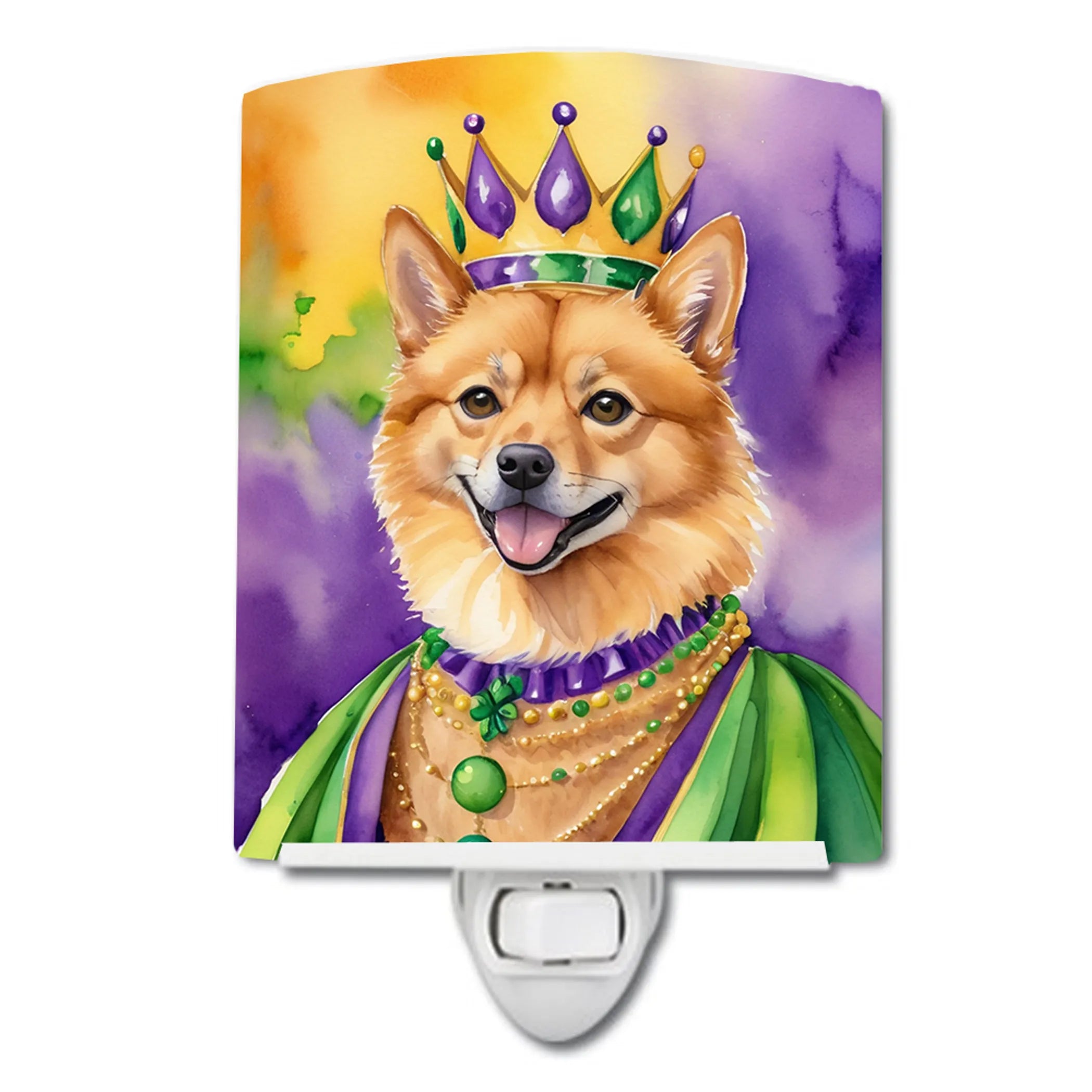 King of Mardi Gras Ceramic Night Light - Pack Of: 1 | Collection name: King of mardi gras