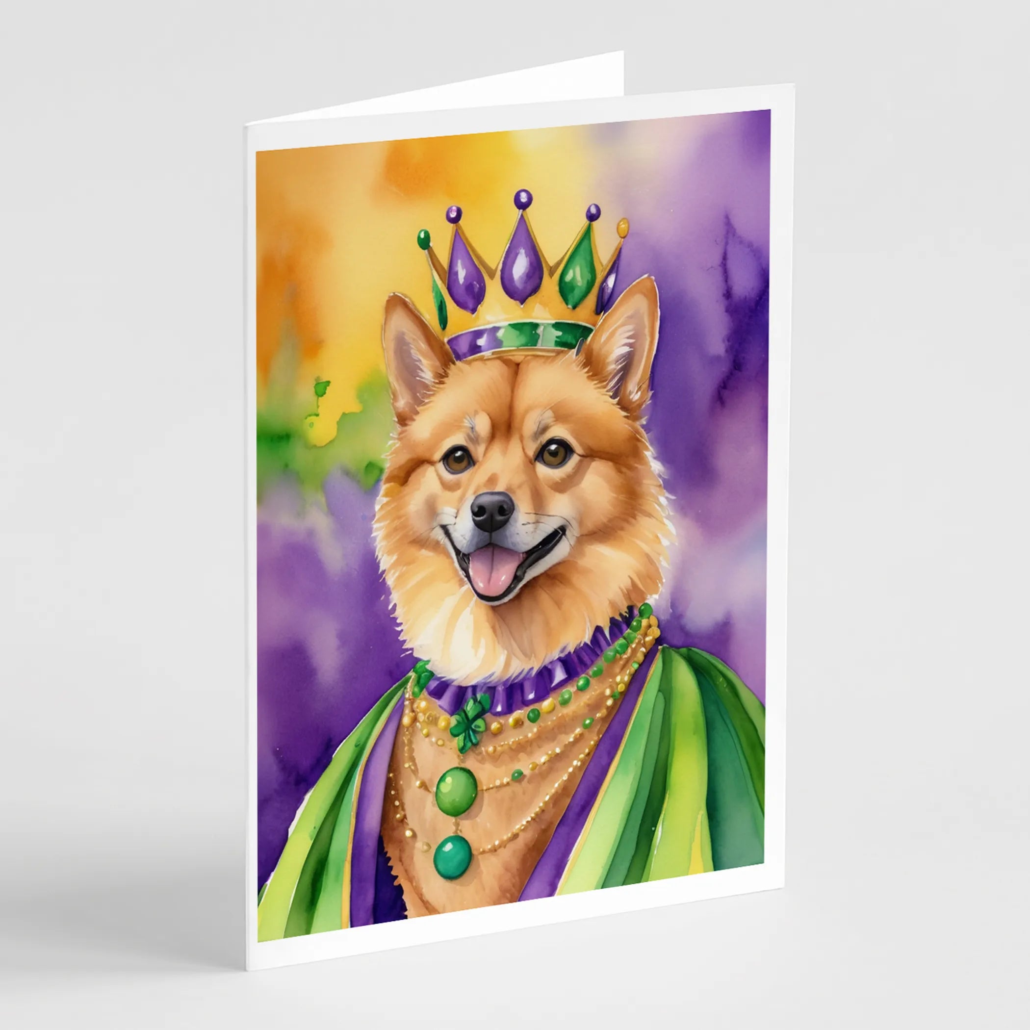 King of Mardi Gras Greeting Cards  - Size: 5X7 | Pack Of: 1 | Collection name: King of mardi gras