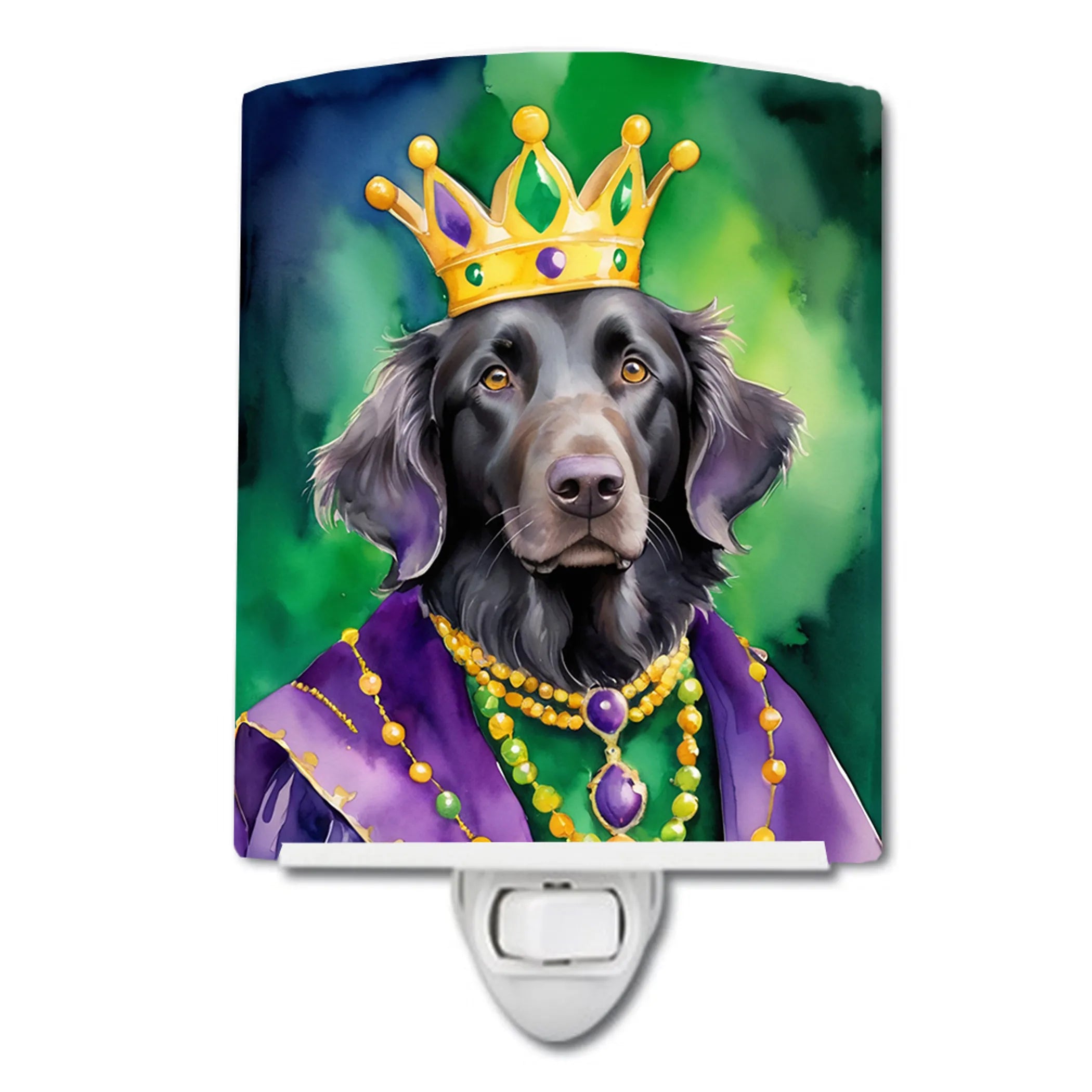 King of Mardi Gras Ceramic Night Light - Pack Of: 1 | Collection name: King of mardi gras