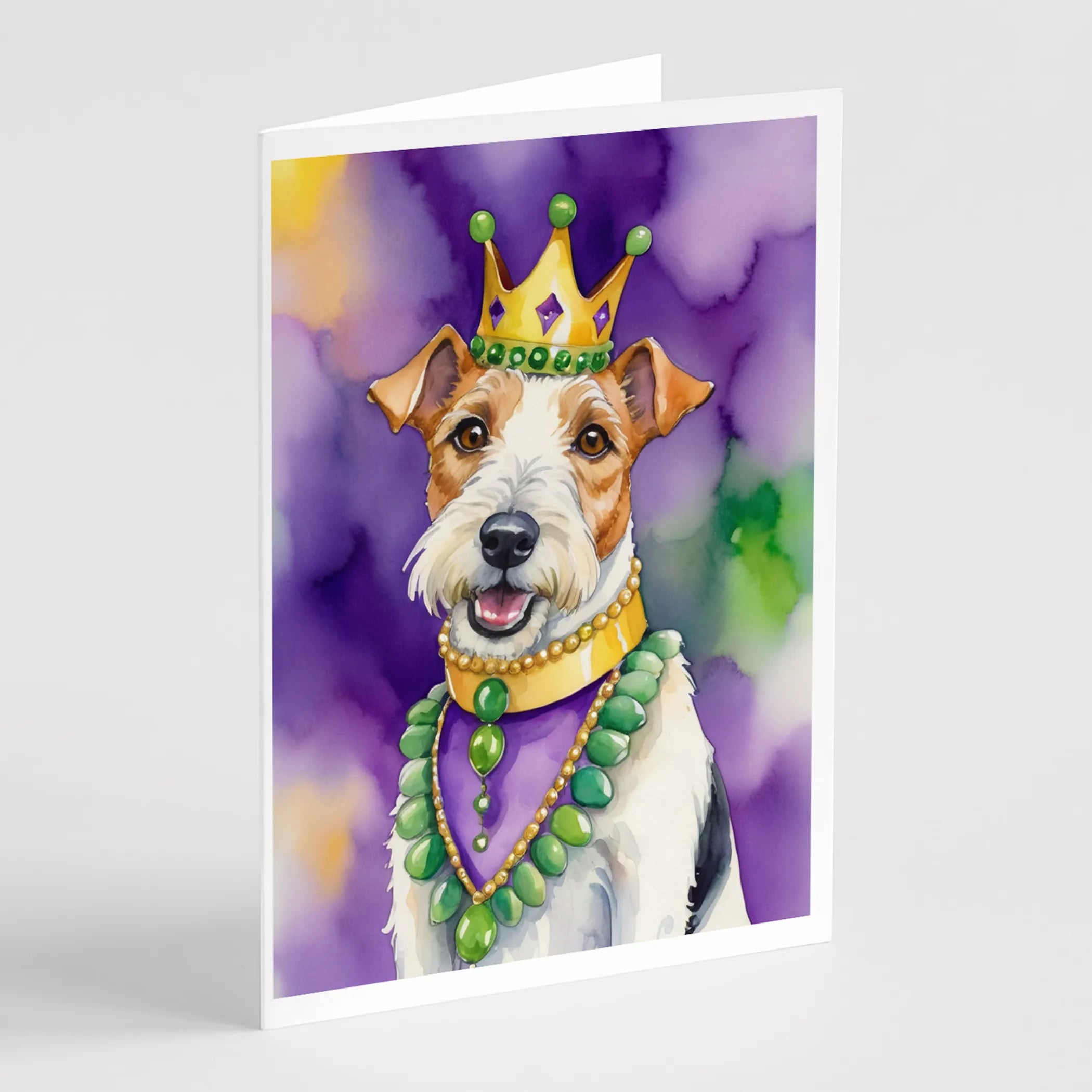 King of Mardi Gras Greeting Cards  - Size: 5X7 | Pack Of: 1 | Collection name: King of mardi gras