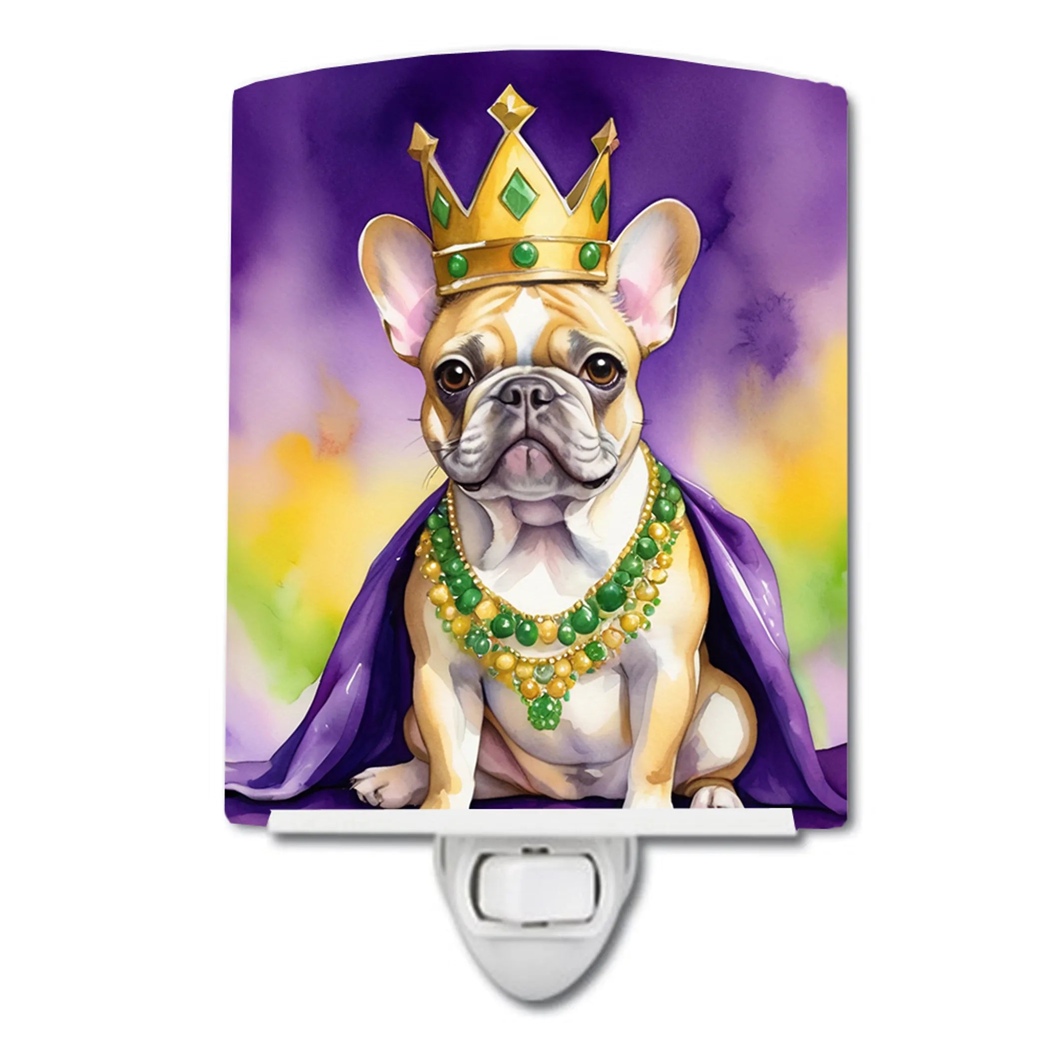 King of Mardi Gras Ceramic Night Light - Pack Of: 1 | Collection name: King of mardi gras