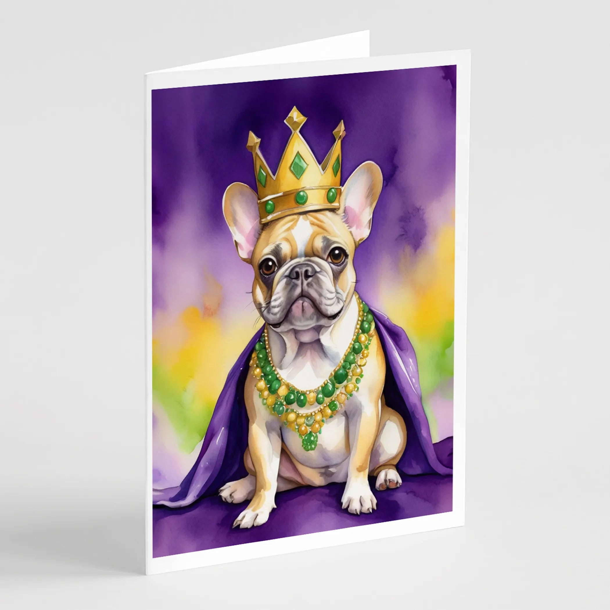 King of Mardi Gras Greeting Cards  - Size: 5X7 | Pack Of: 1 | Collection name: King of mardi gras