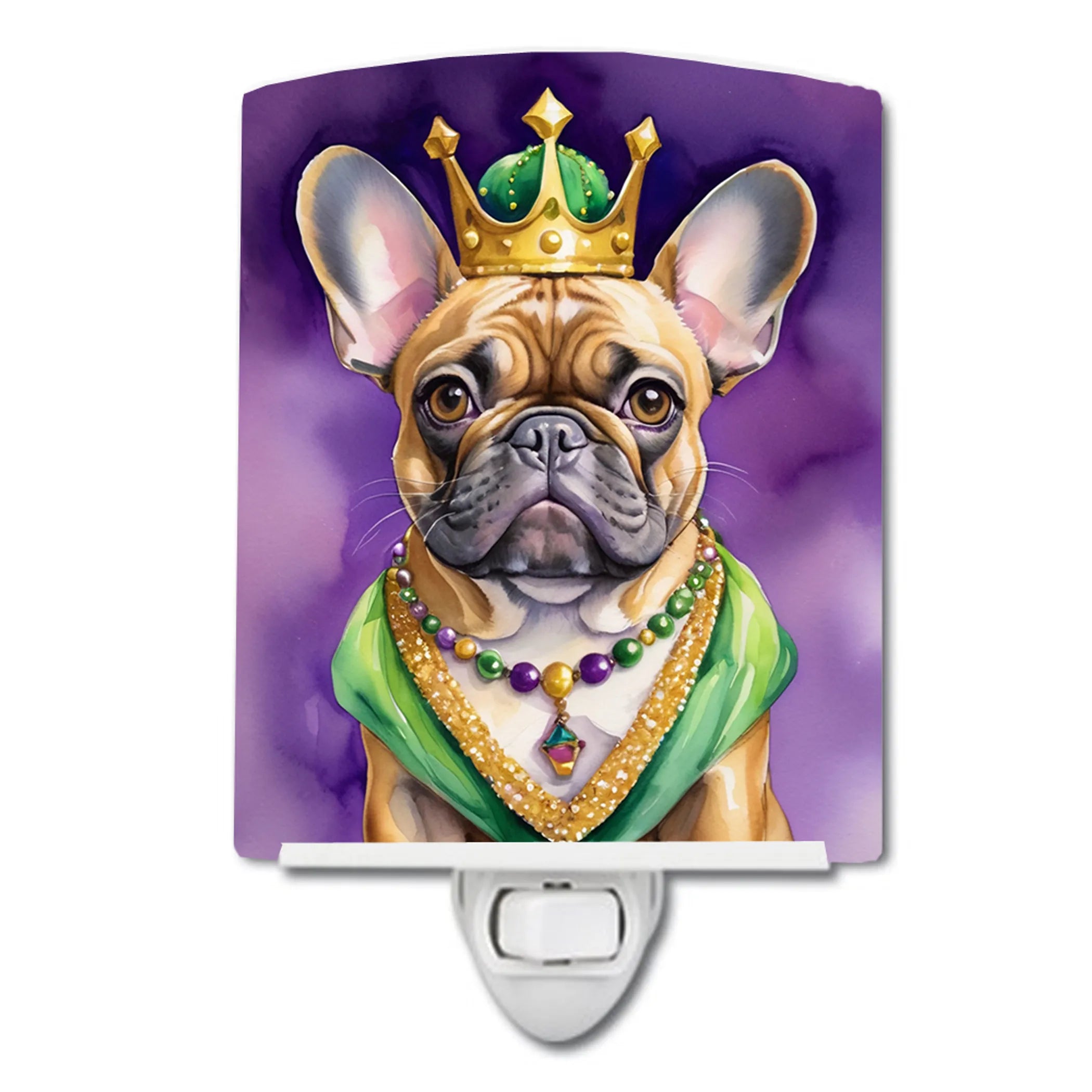 King of Mardi Gras Ceramic Night Light - Pack Of: 1 | Collection name: King of mardi gras