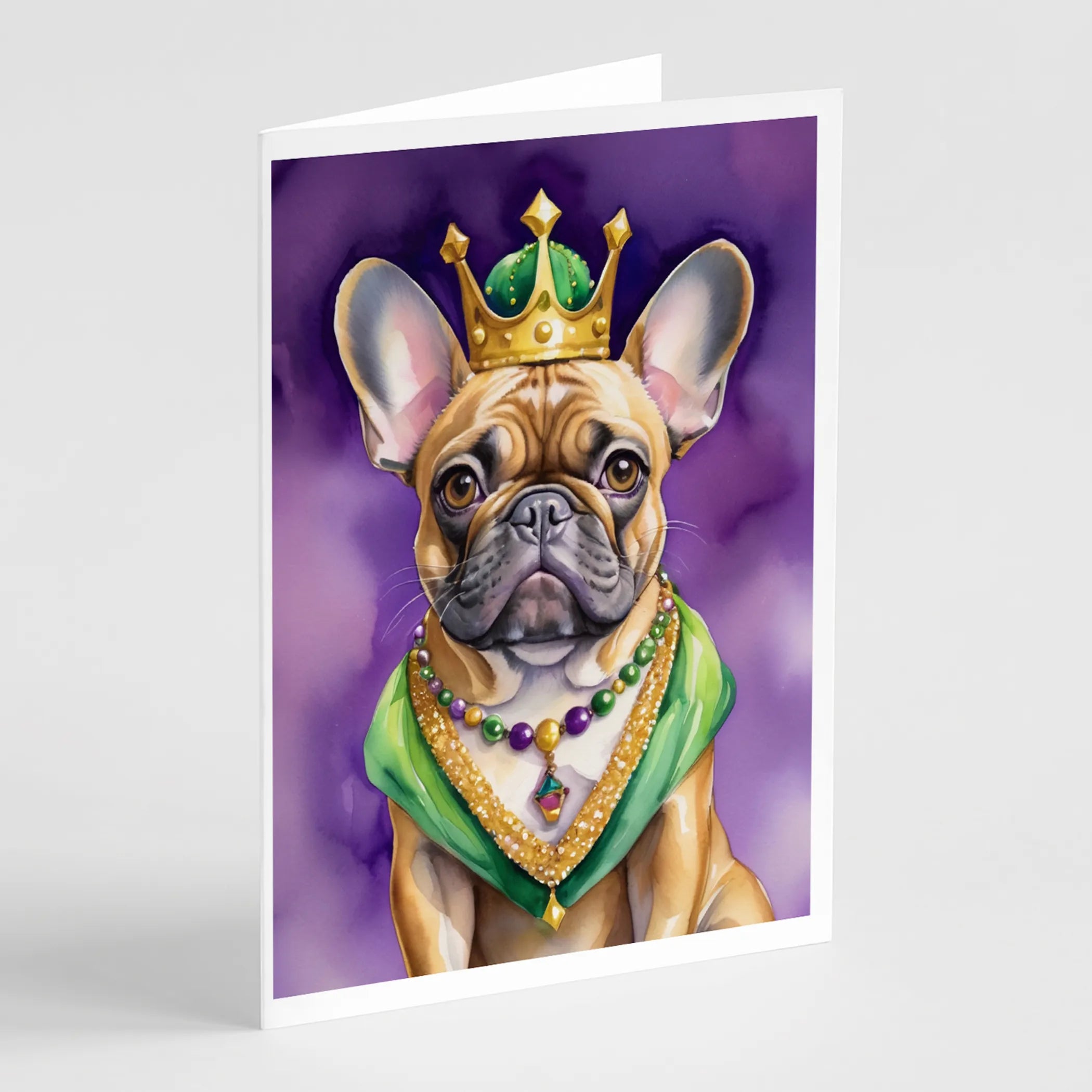 King of Mardi Gras Greeting Cards  - Size: 5X7 | Pack Of: 1 | Collection name: King of mardi gras