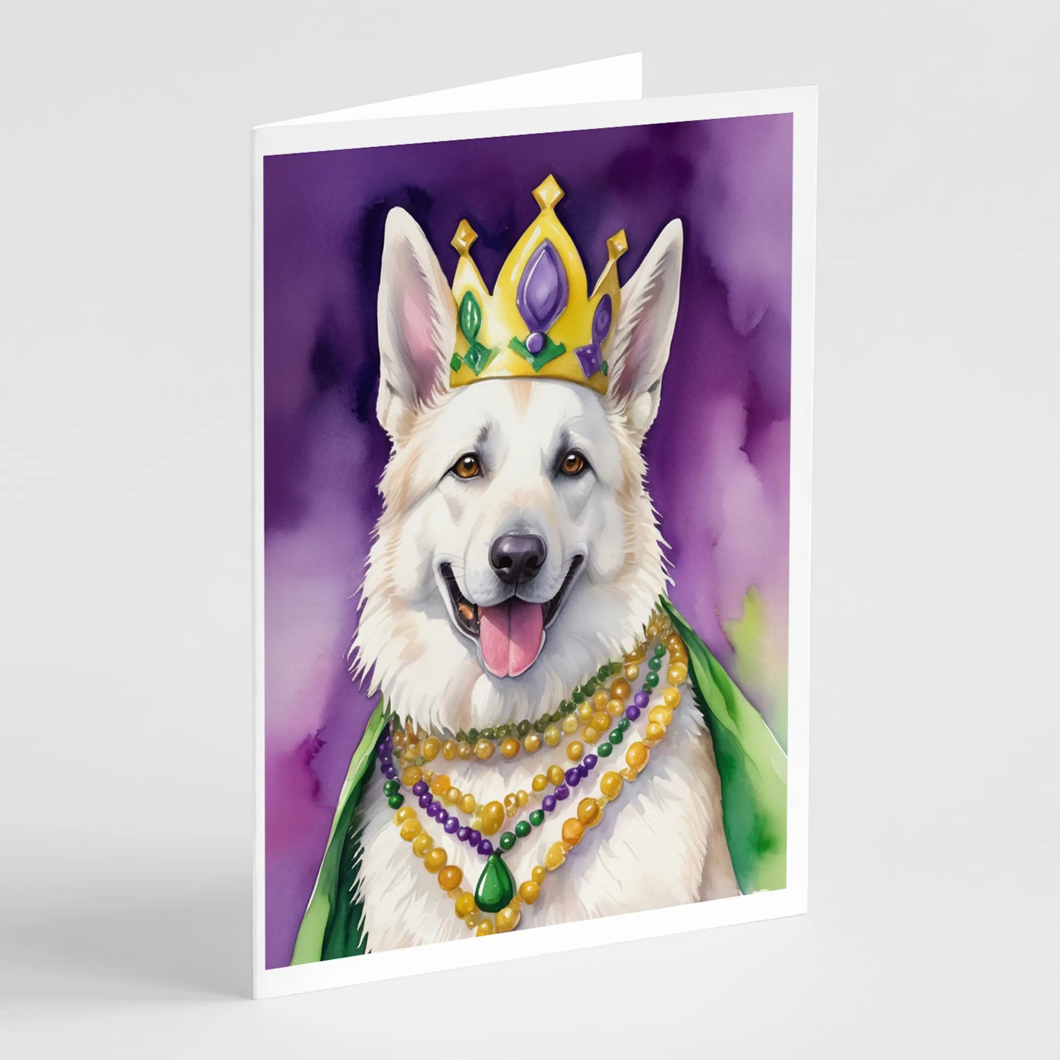 King of Mardi Gras Greeting Cards  - Size: 5X7 | Pack Of: 1 | Collection name: King of mardi gras