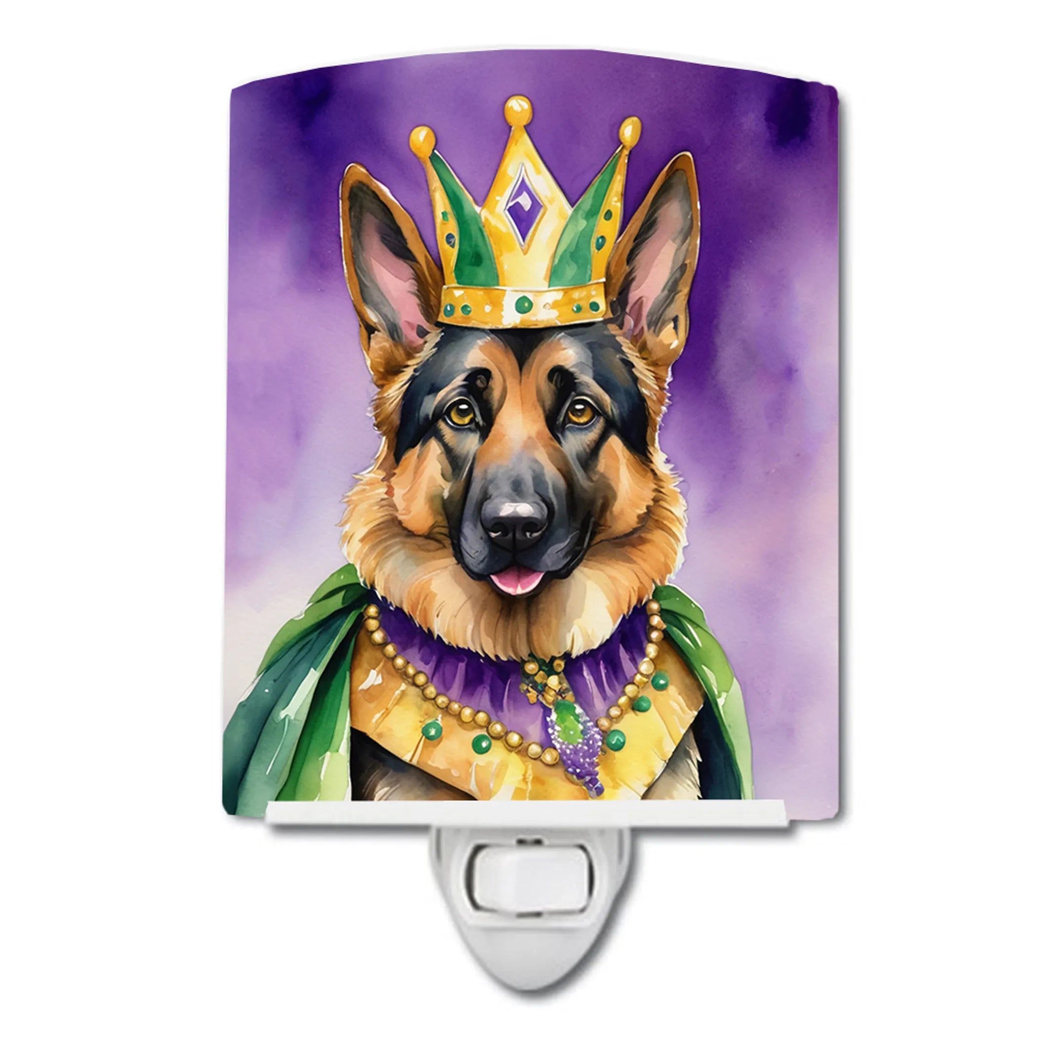 King of Mardi Gras Ceramic Night Light - Pack Of: 1 | Collection name: King of mardi gras