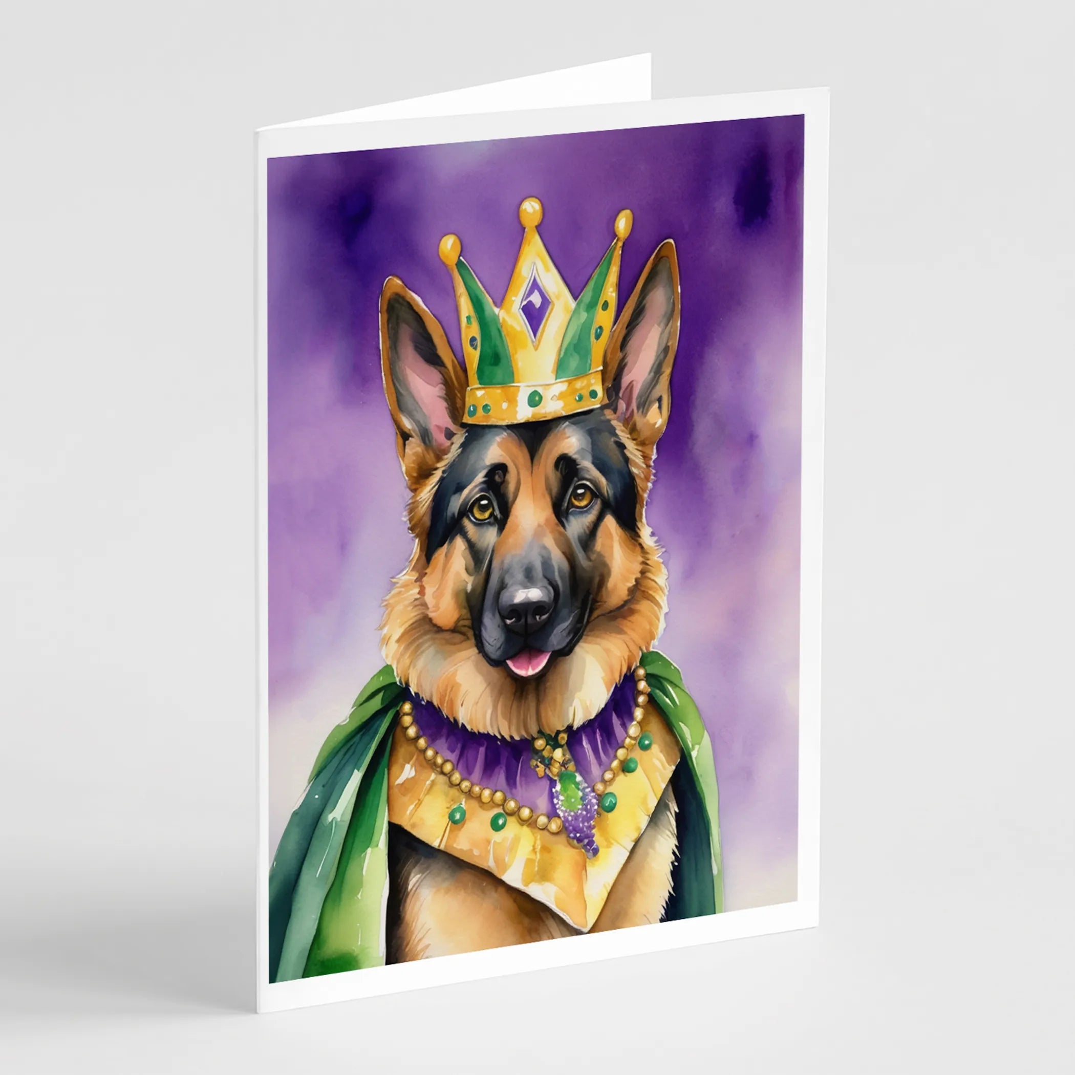 King of Mardi Gras Greeting Cards  - Size: 5X7 | Pack Of: 1 | Collection name: King of mardi gras