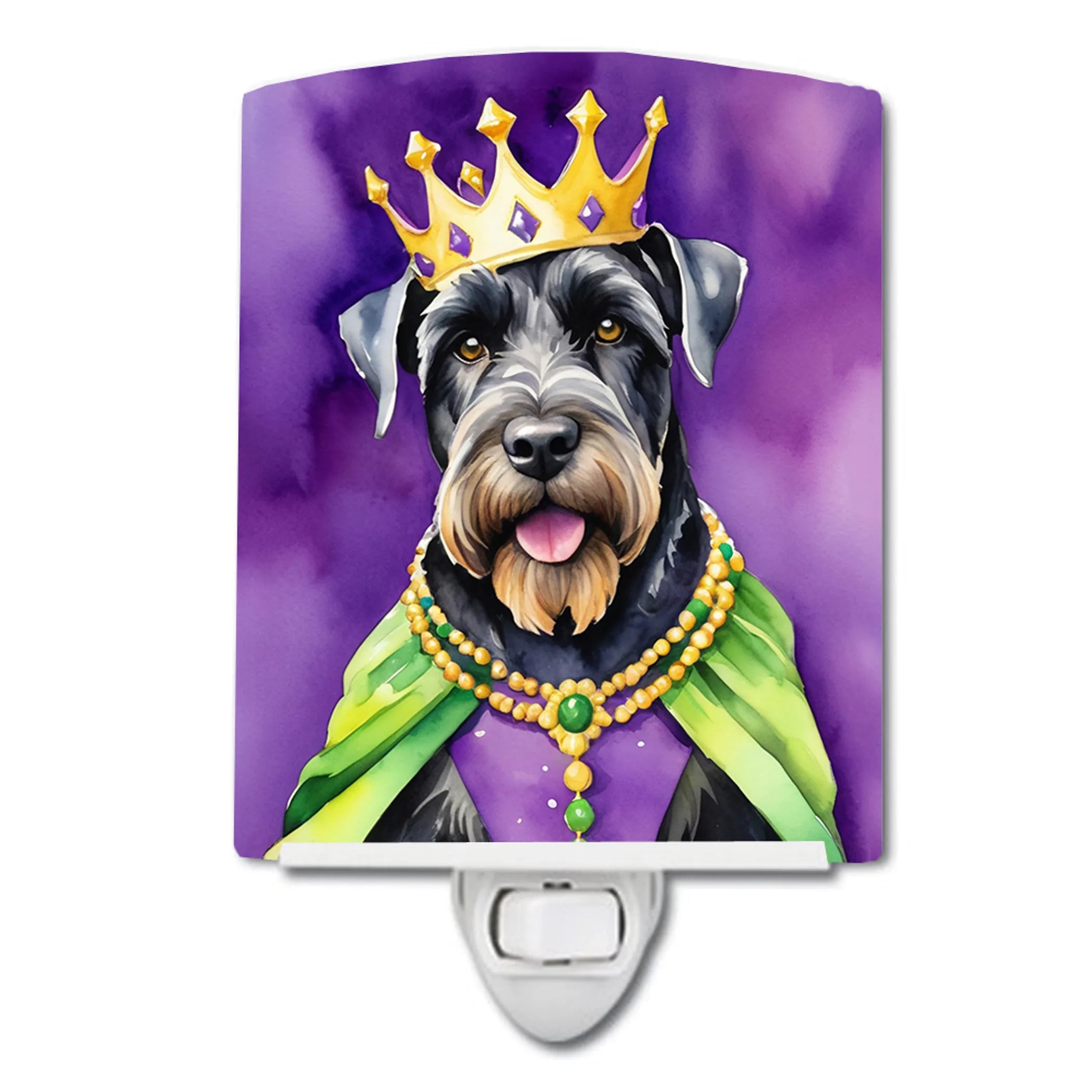 King of Mardi Gras Ceramic Night Light - Pack Of: 1 | Collection name: King of mardi gras