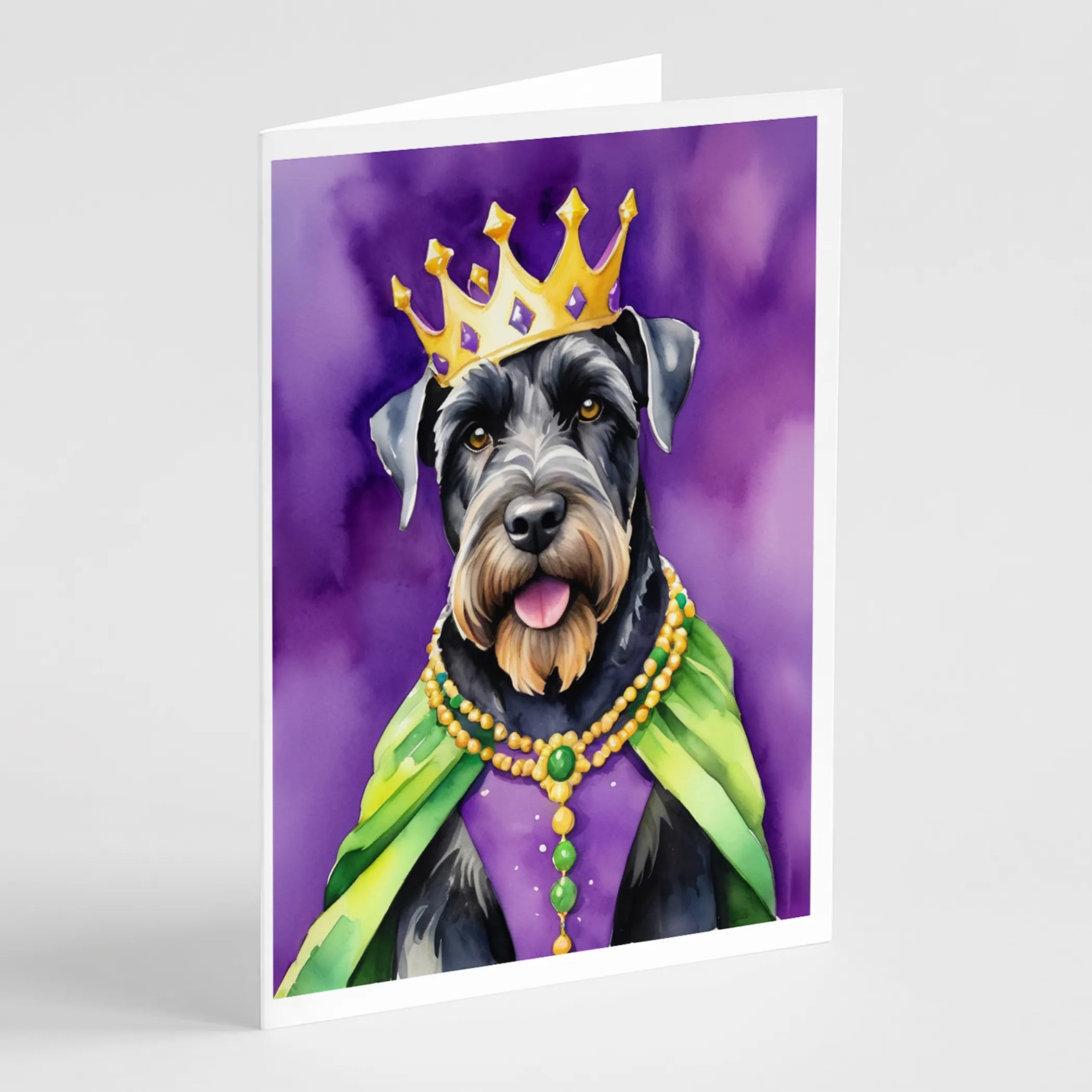 King of Mardi Gras Greeting Cards  - Size: 5X7 | Pack Of: 1 | Collection name: King of mardi gras