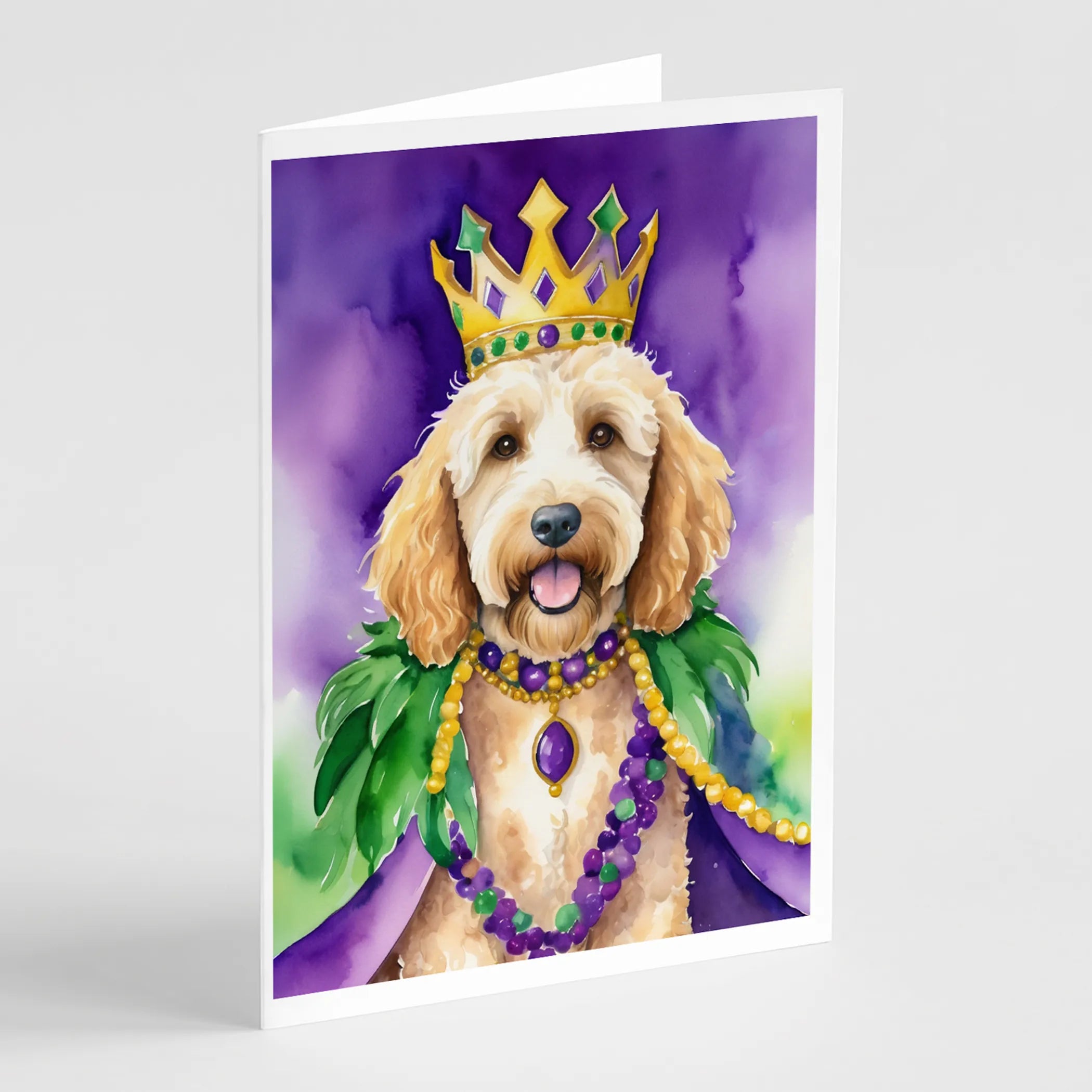 King of Mardi Gras Greeting Cards  - Size: 5X7 | Pack Of: 1 | Collection name: King of mardi gras