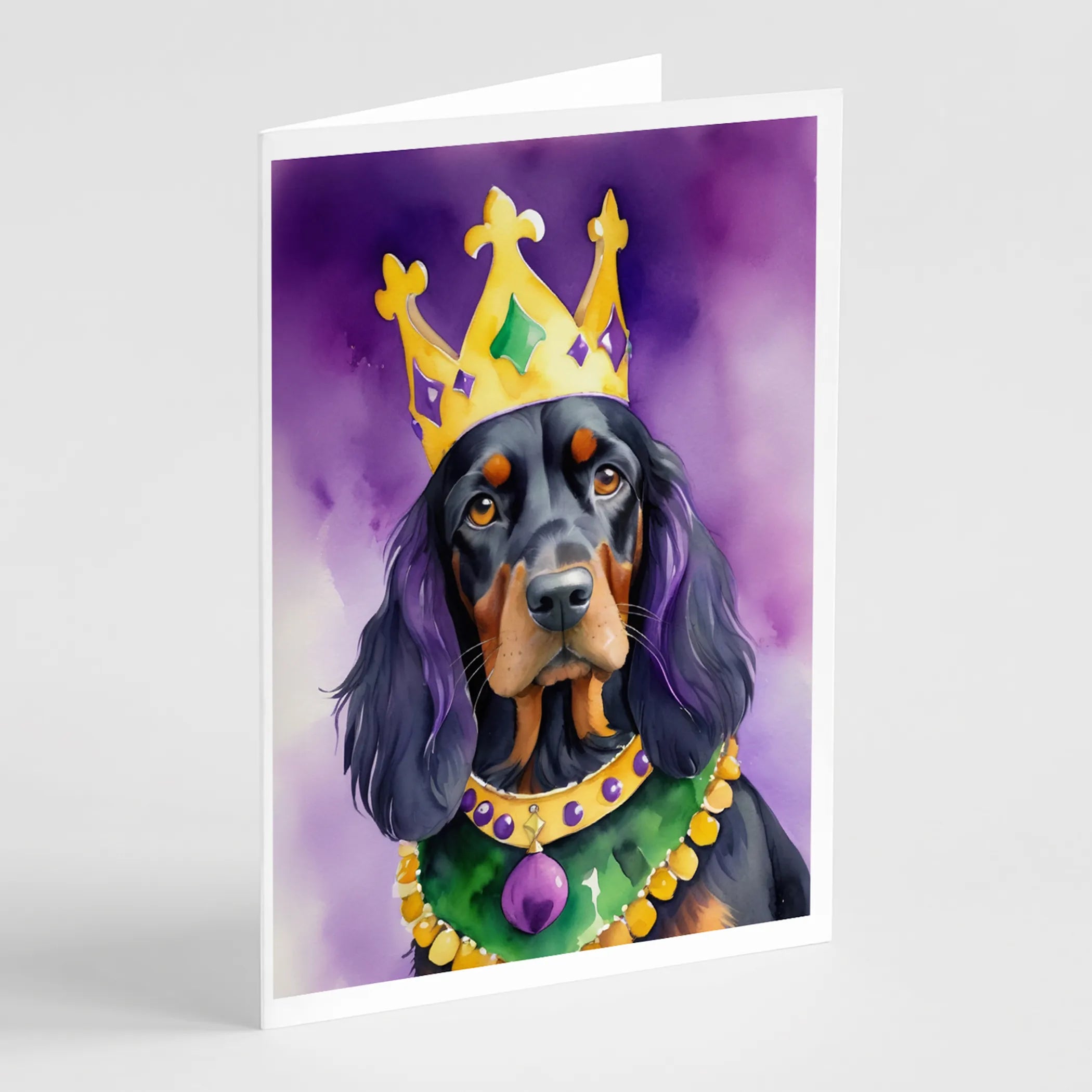King of Mardi Gras Greeting Cards  - Size: 5X7 | Pack Of: 1 | Collection name: King of mardi gras