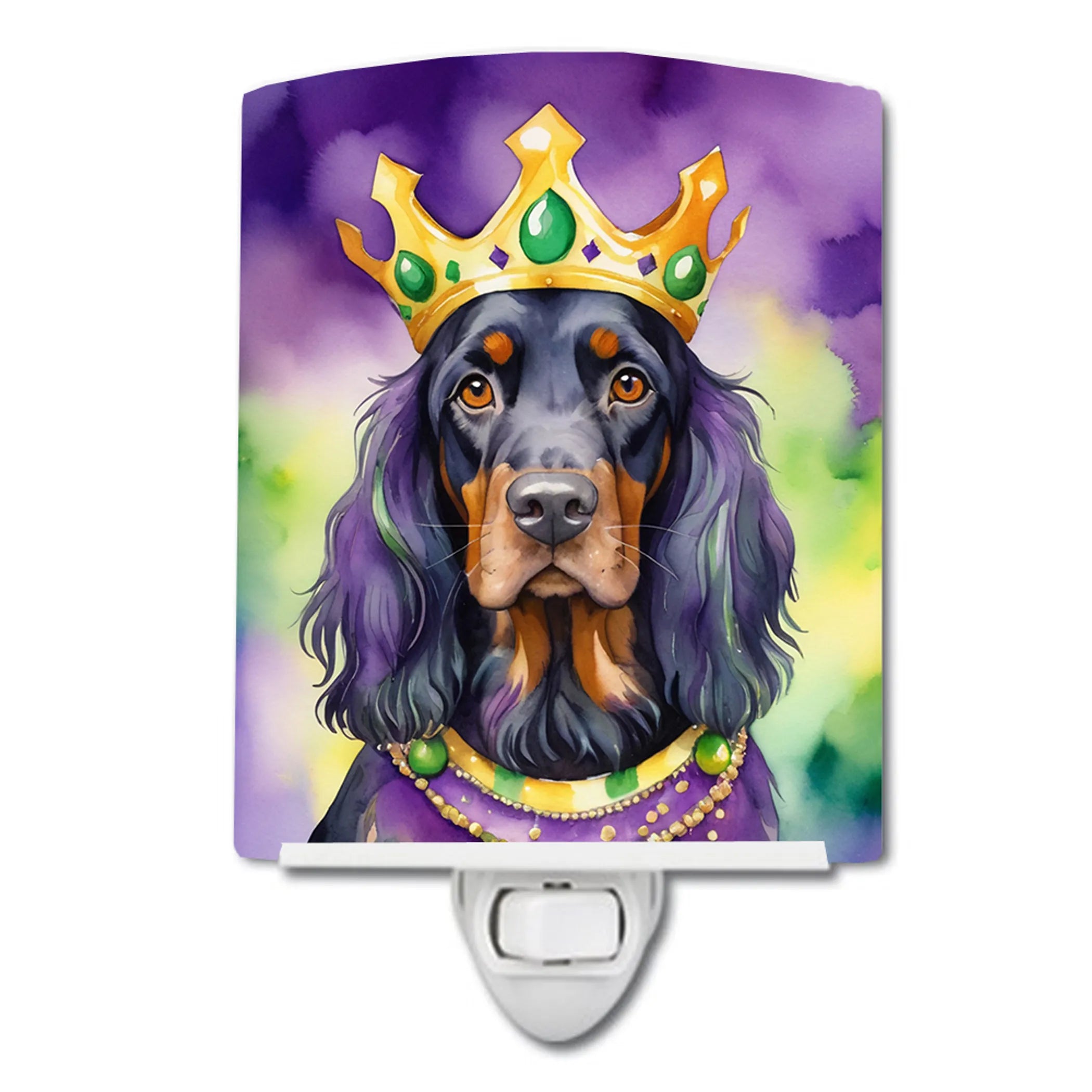 King of Mardi Gras Ceramic Night Light - Pack Of: 1 | Collection name: King of mardi gras