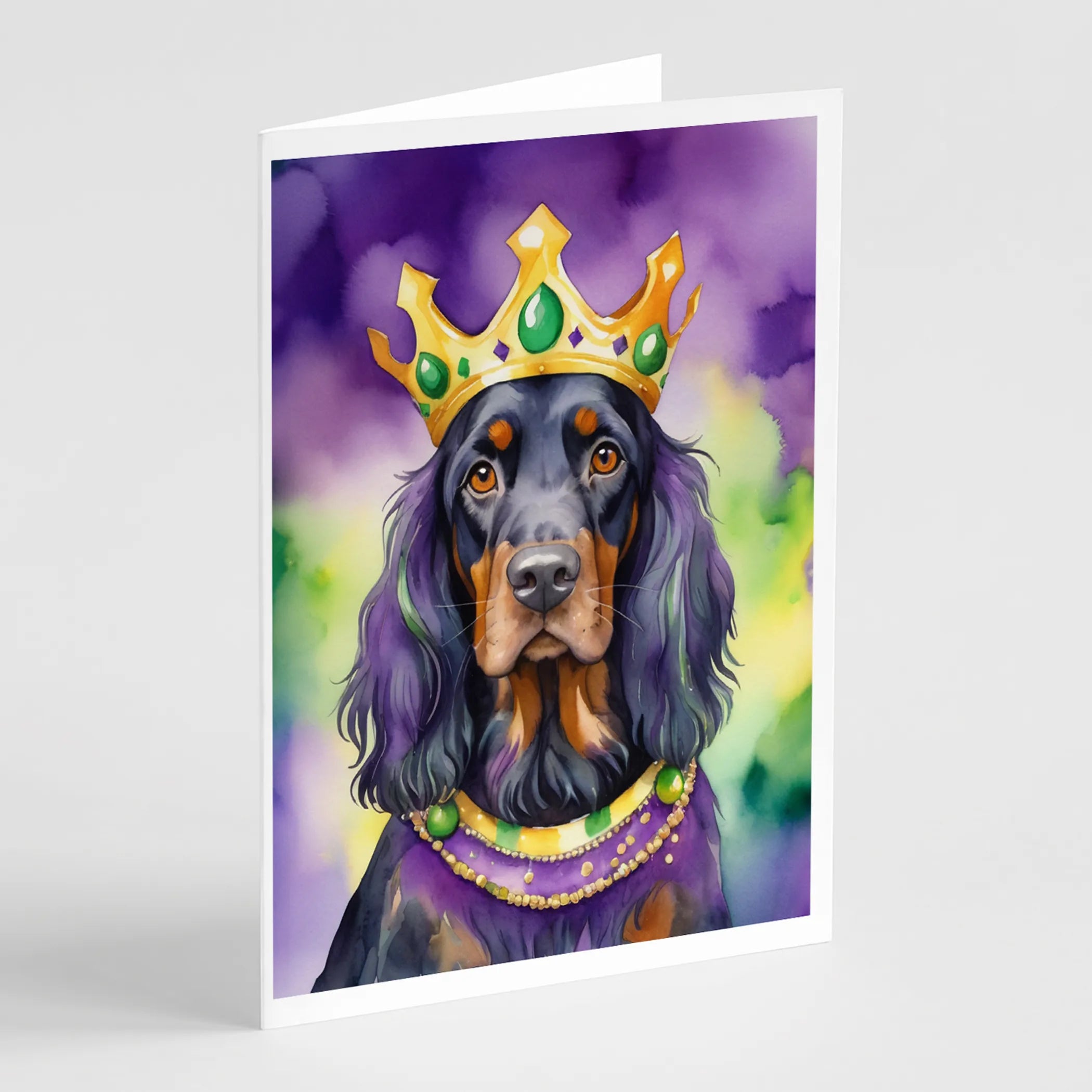 King of Mardi Gras Greeting Cards  - Size: 5X7 | Pack Of: 1 | Collection name: King of mardi gras
