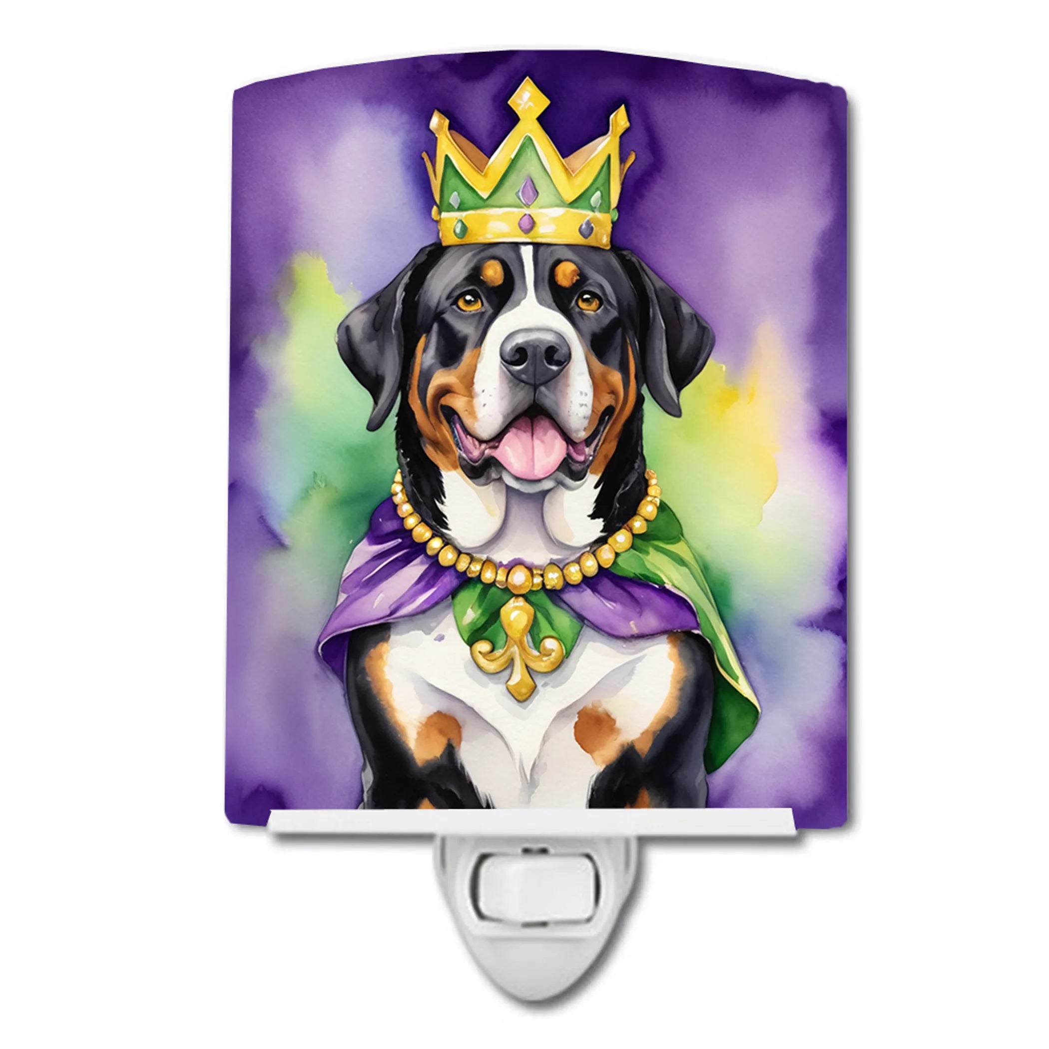 King of Mardi Gras Ceramic Night Light - Pack Of: 1 | Collection name: King of mardi gras
