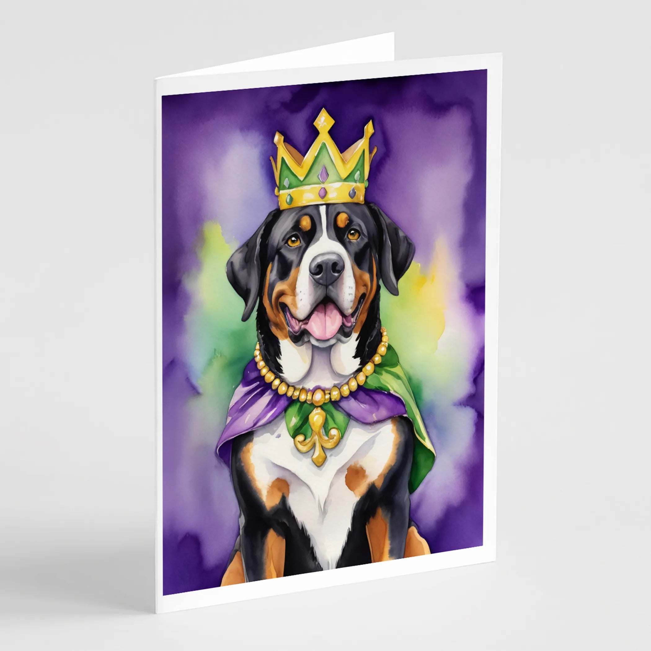 King of Mardi Gras Greeting Cards  - Size: 5X7 | Pack Of: 1 | Collection name: King of mardi gras