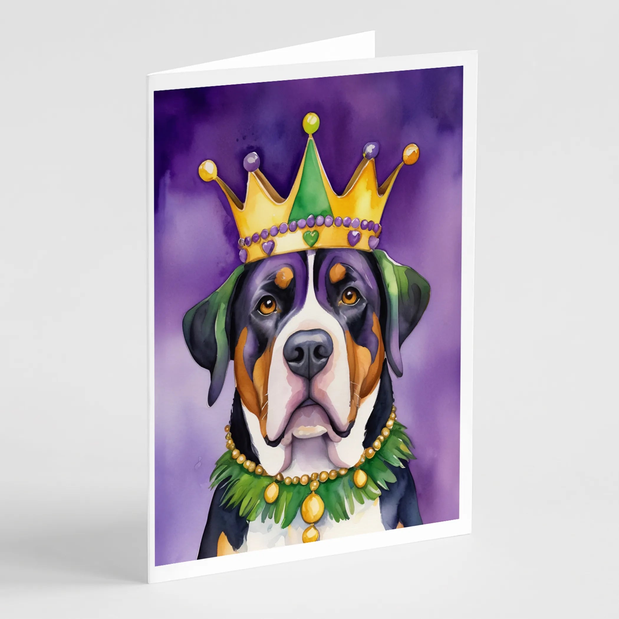 King of Mardi Gras Greeting Cards  - Size: 5X7 | Pack Of: 1 | Collection name: King of mardi gras